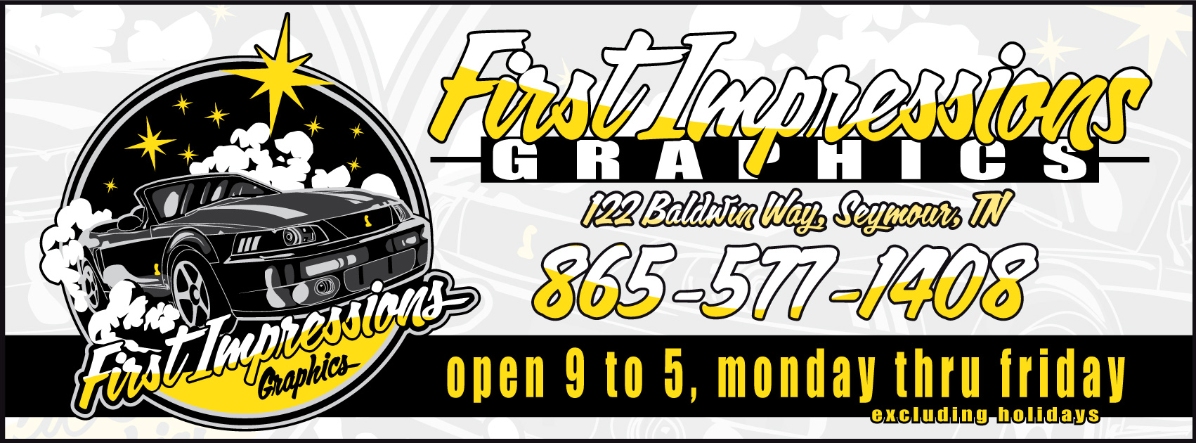 First Impressions Graphics Seymour