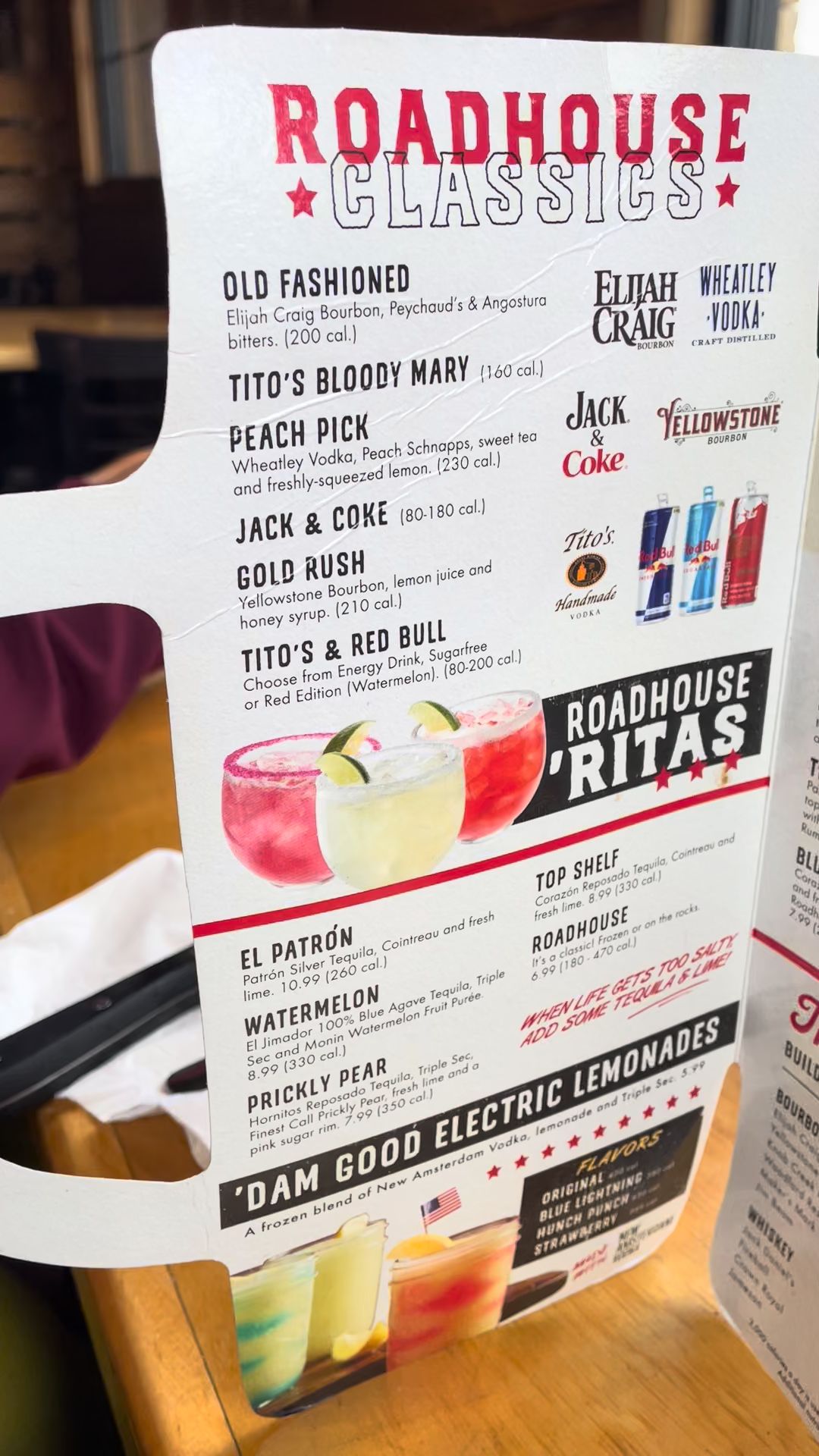 Logan's Roadhouse Menu