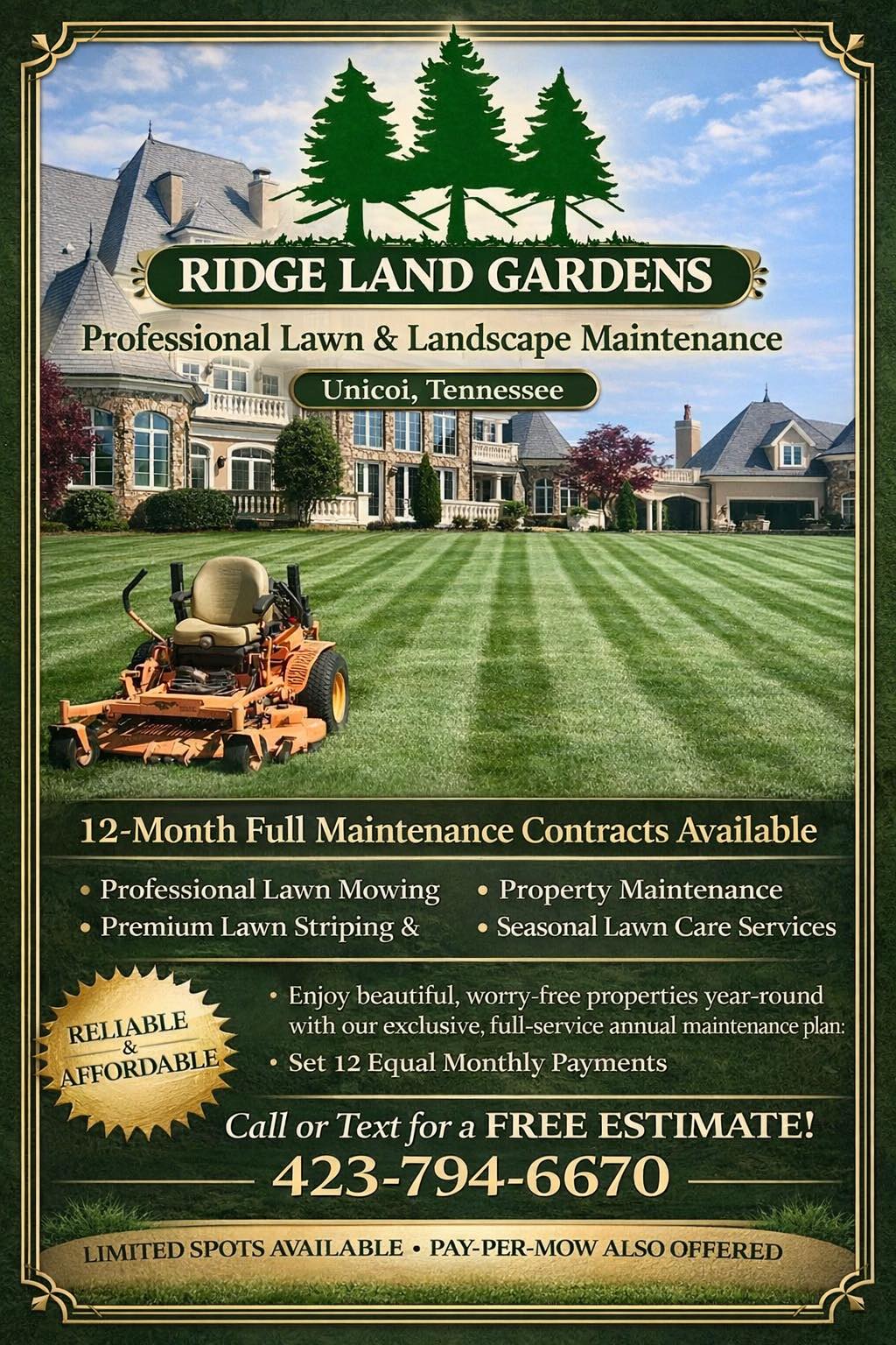 Ridge Land Gardens