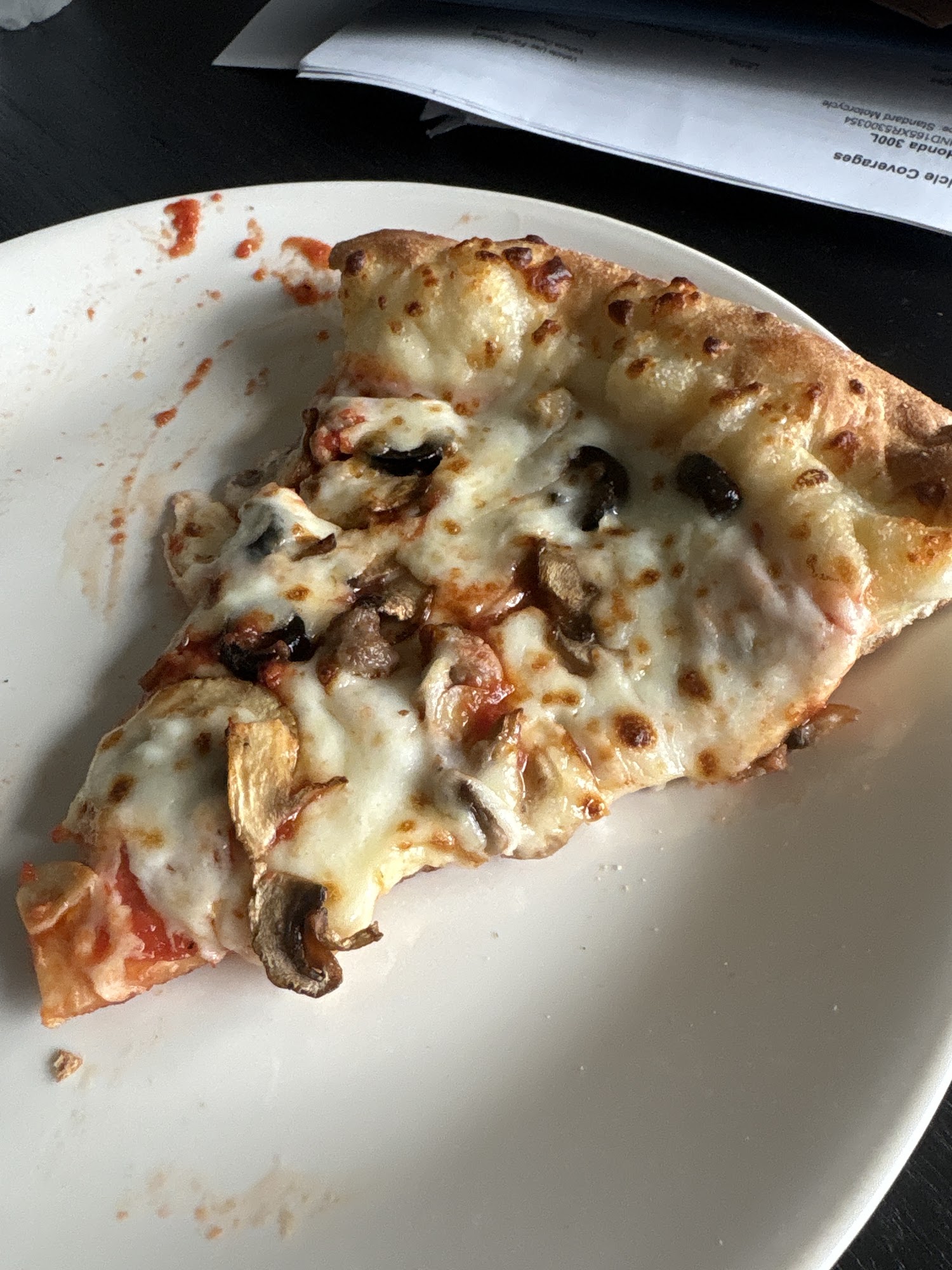 Papa Johns Pizza Menu