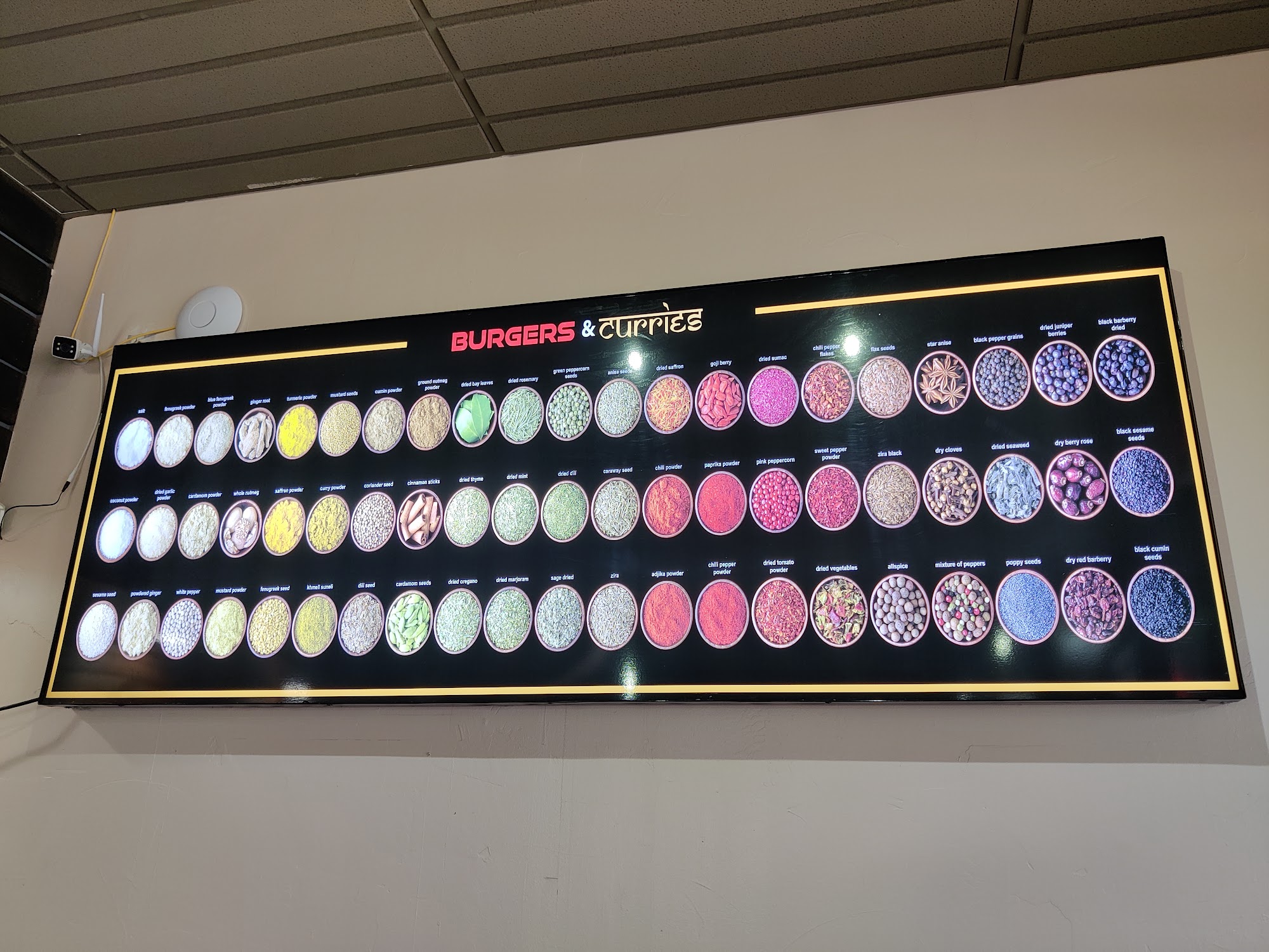 Burgers & Curries Allen, Tx Menu