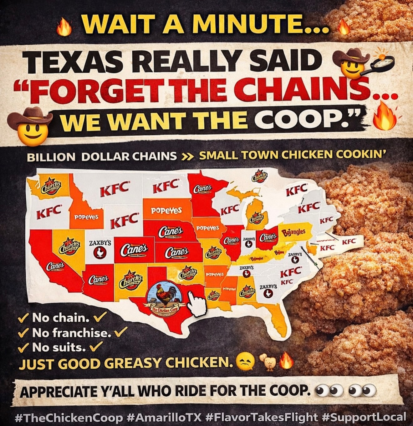 The Chicken Coop Menu