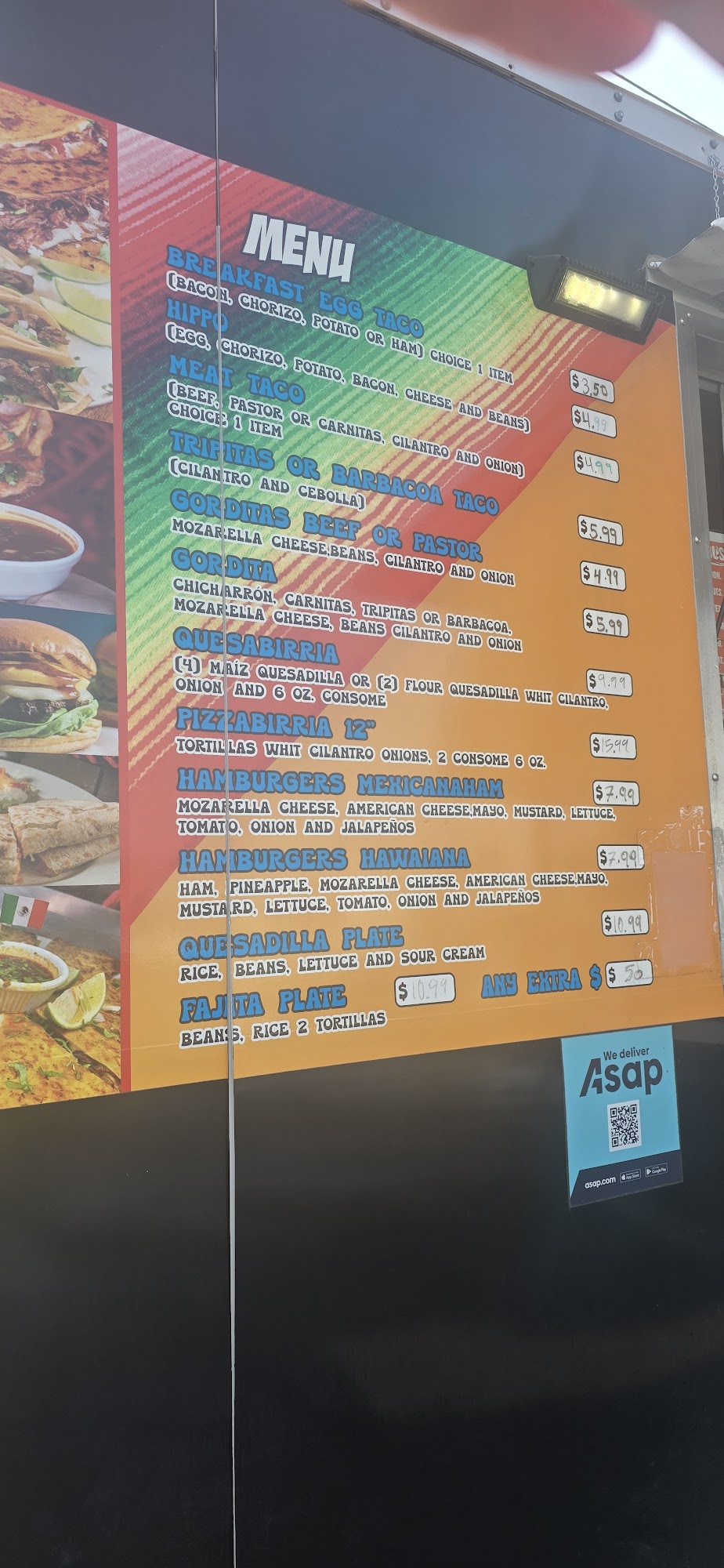 El Gran Sabor Menu