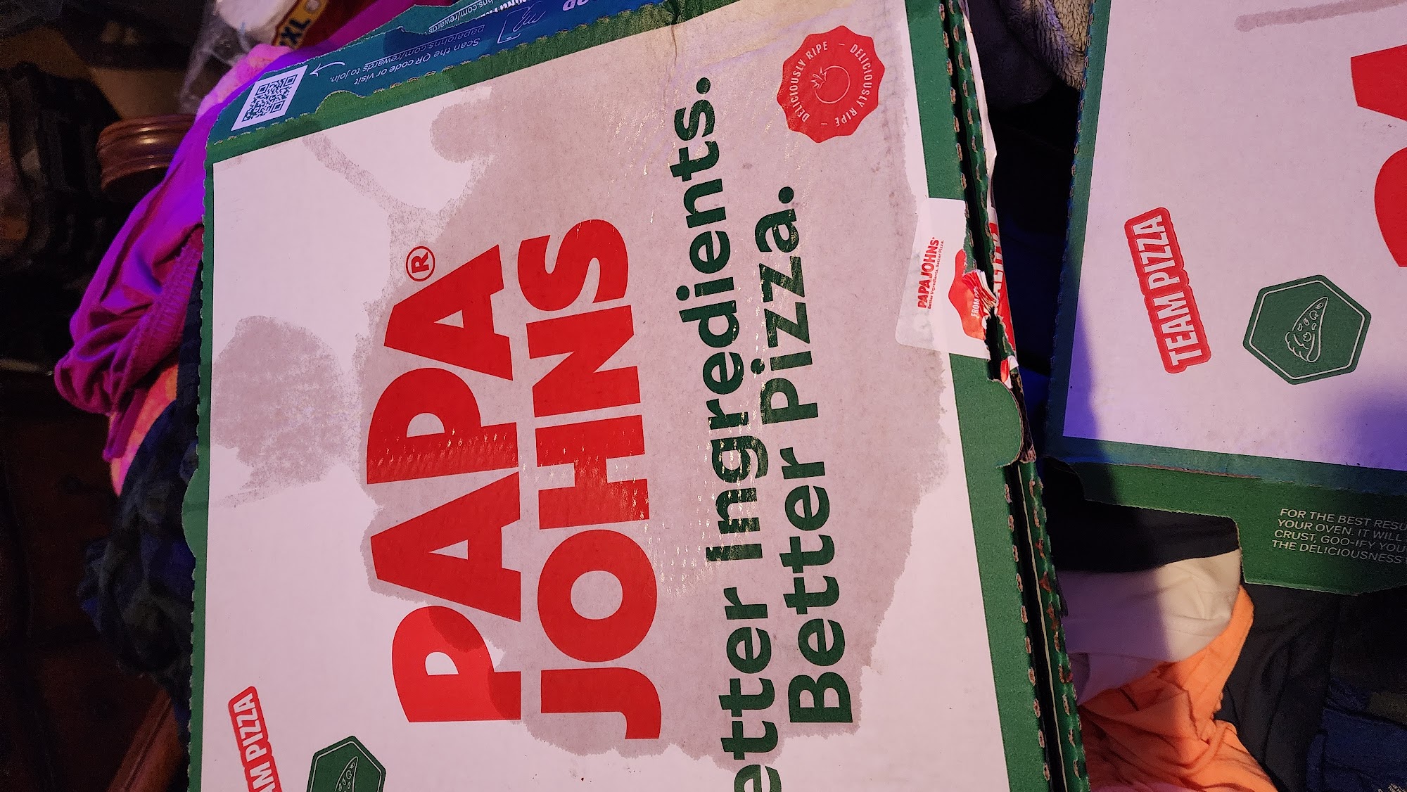 Papa Johns Pizza Menu