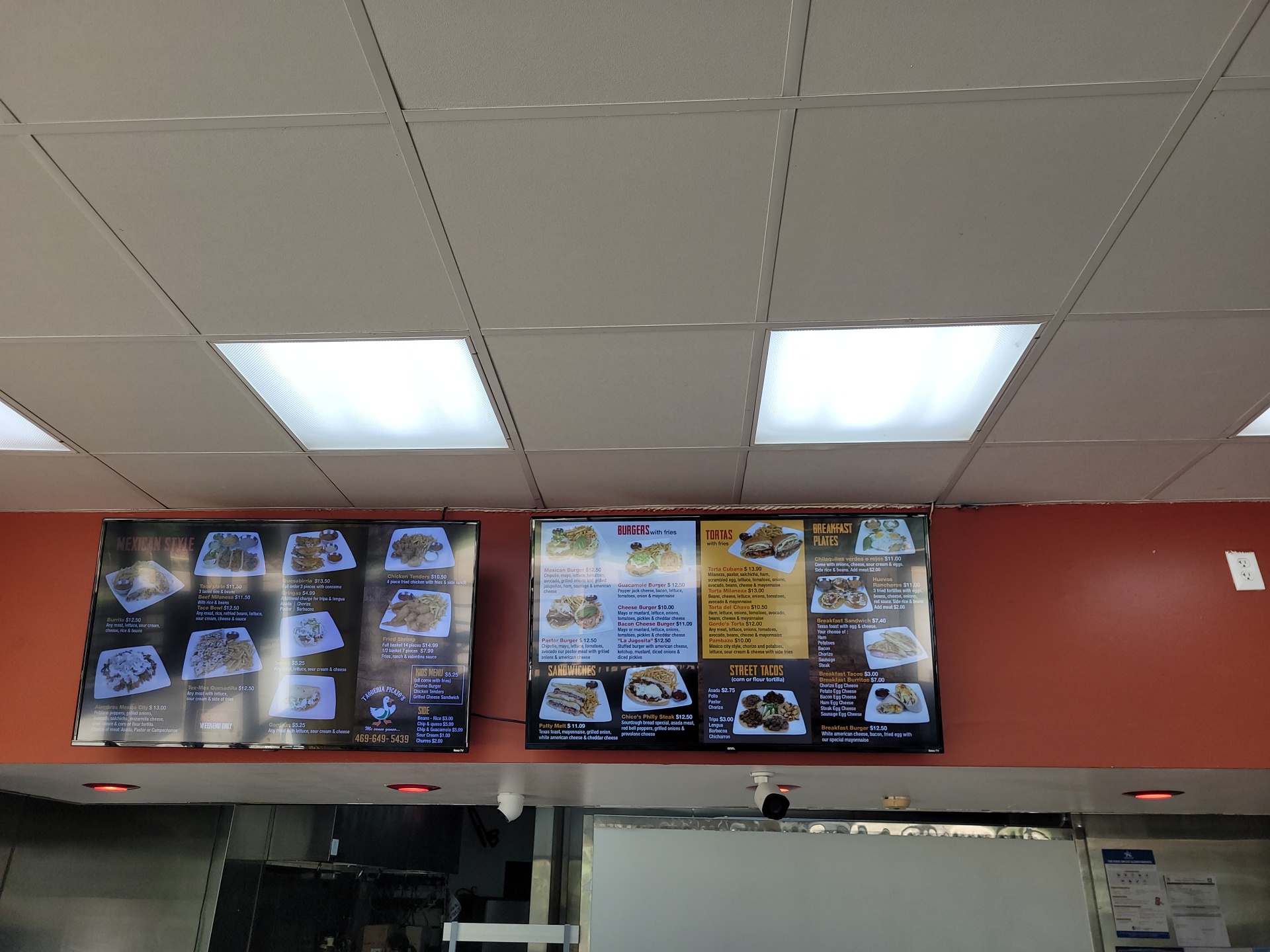 Tacon Ganas Express Menu