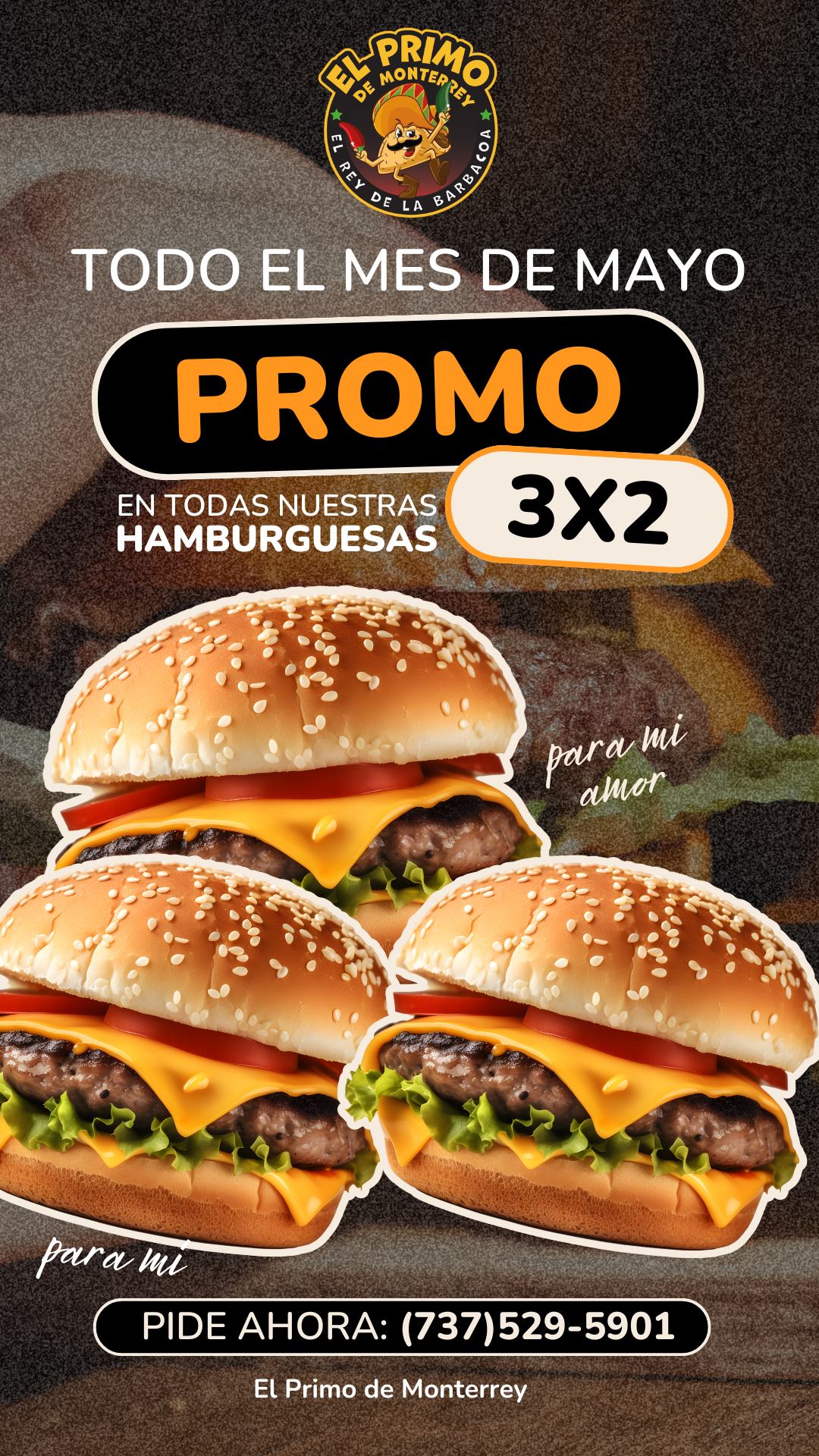 El Primo de Monterrey Menu