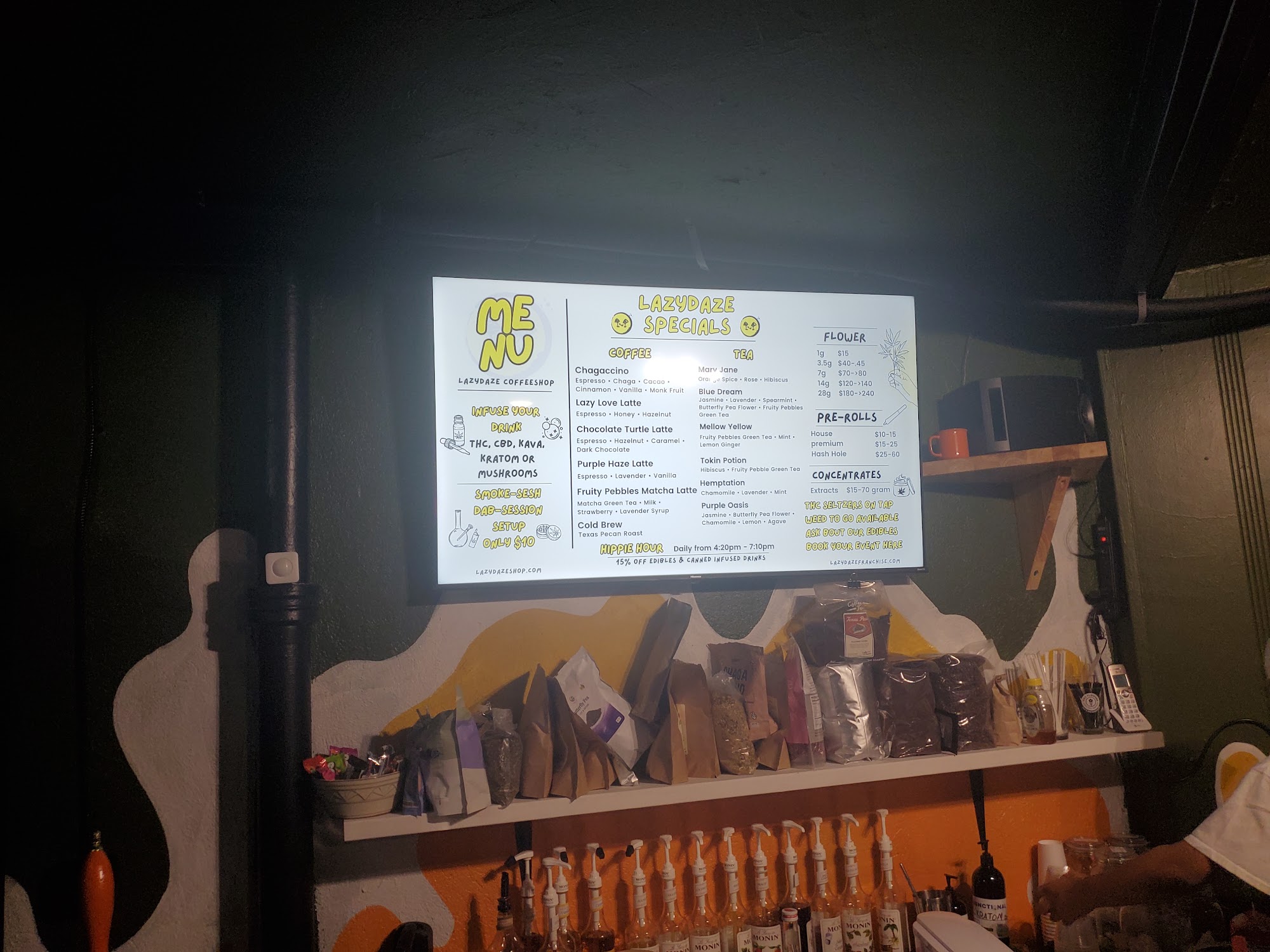 LazyDaze Menu