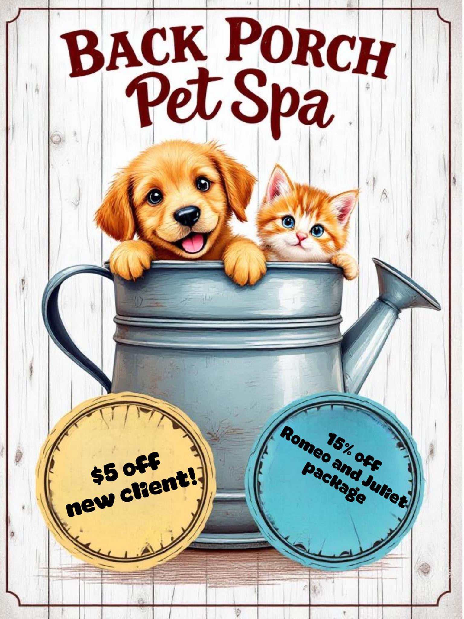 Back Porch Pet Spa Beaumont