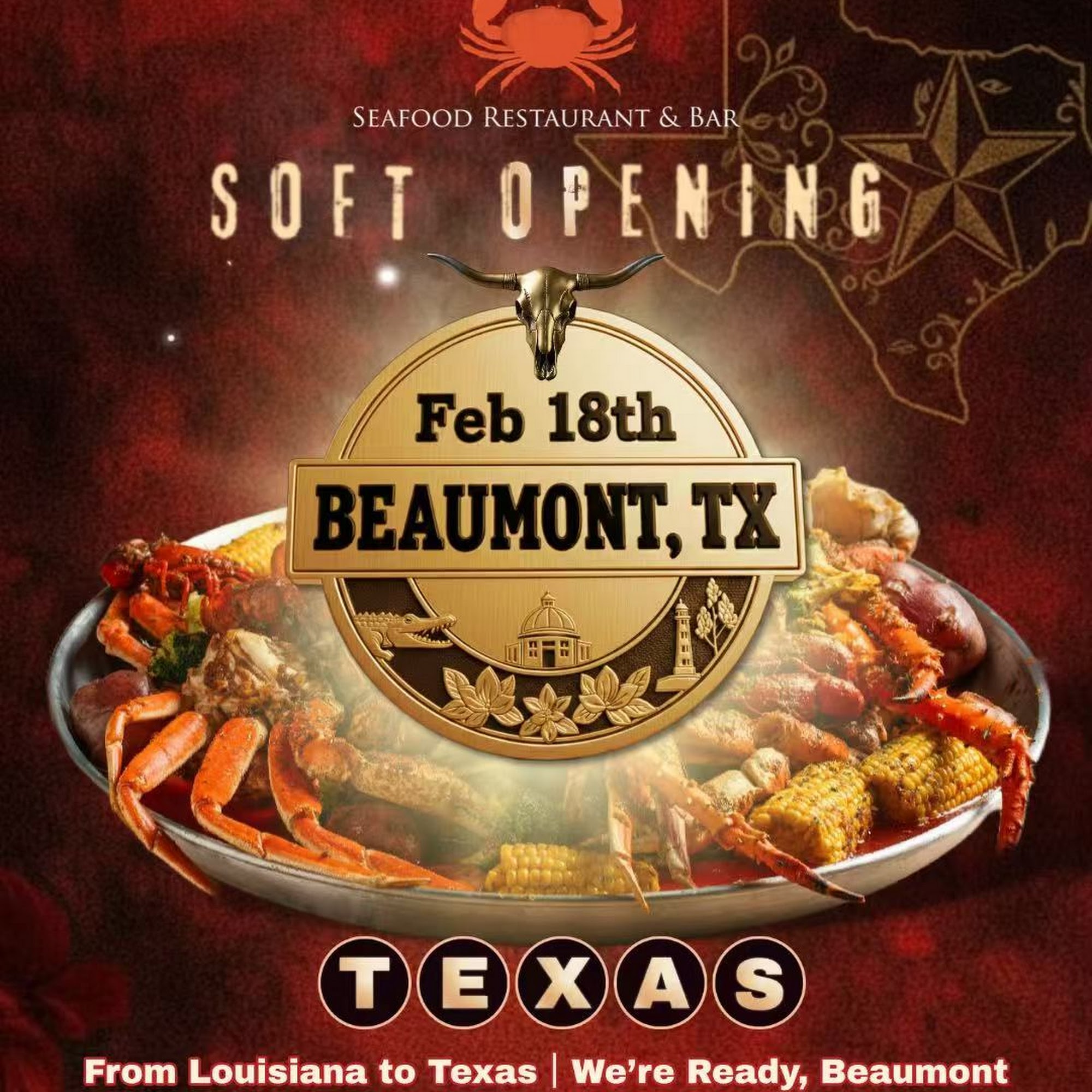 Fiery Crab Seafood Restaurant And Bar - Beaumont (Coming Soon) Beaumont