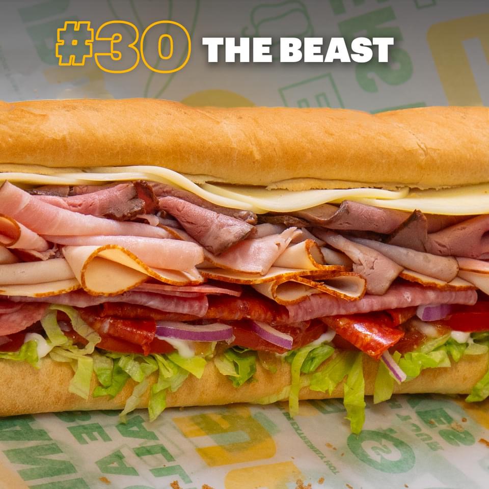 Subway Menu