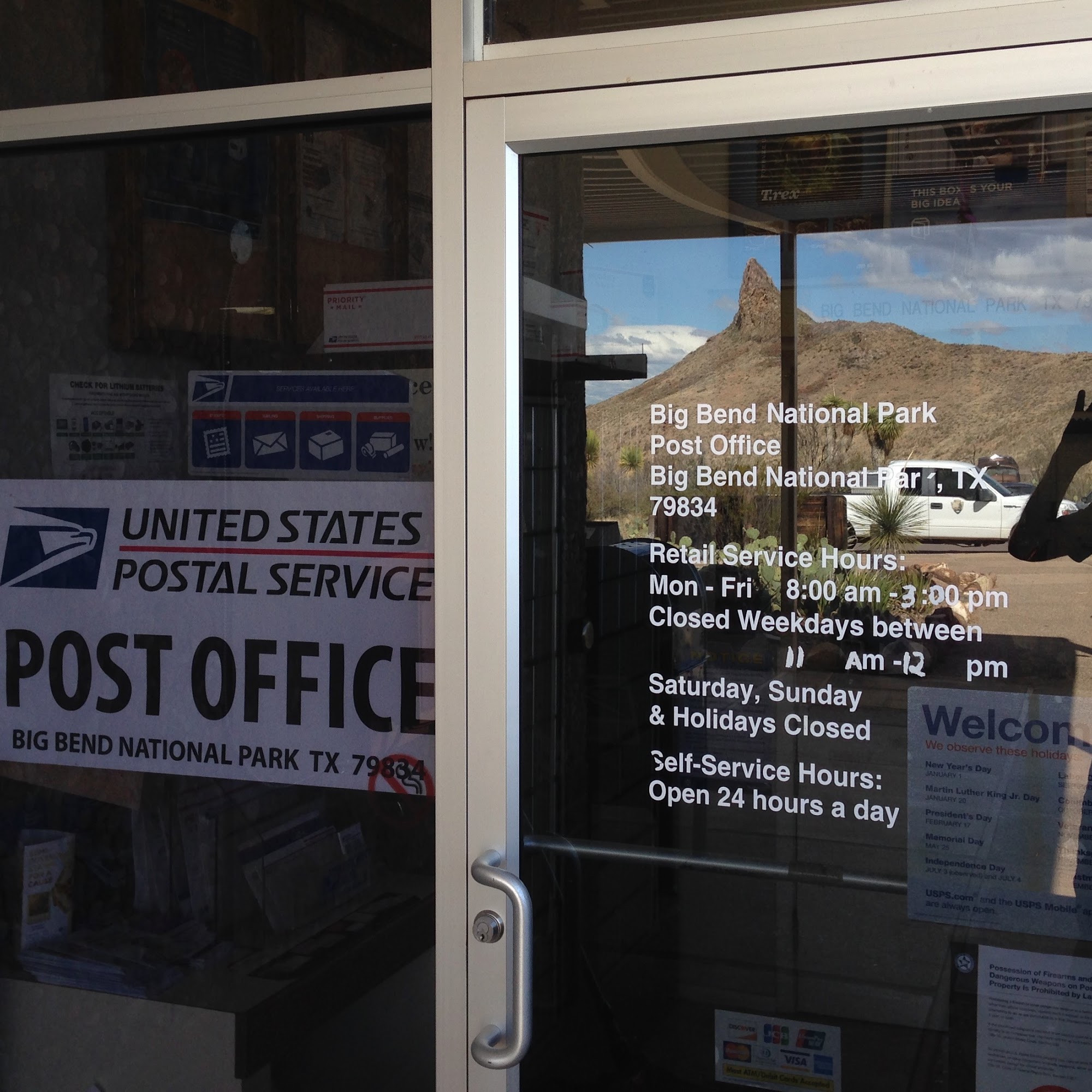 United States Postal Service Big Bend National Park