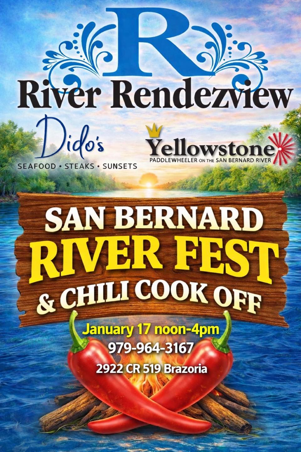 River Rendezview, Dido's & the Yellowstone Brazoria