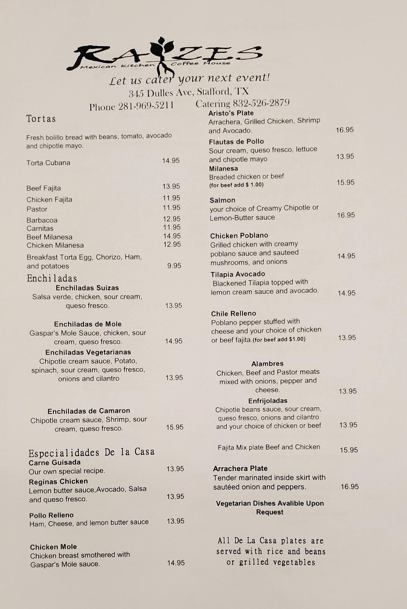 Raizes Mexican Kitchen 2 Brenham