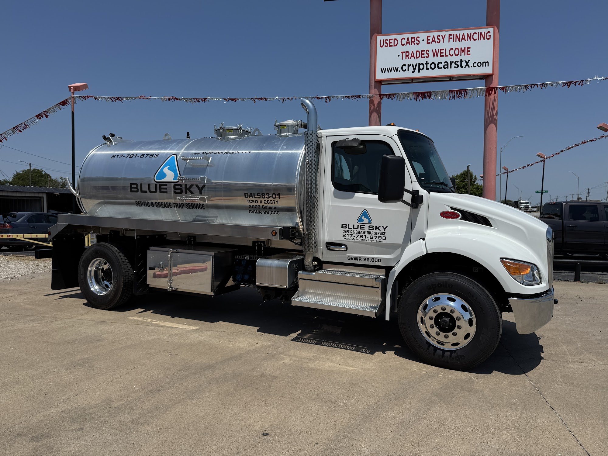 Blue Sky Septic and Grease Trap Service LLC Burleson