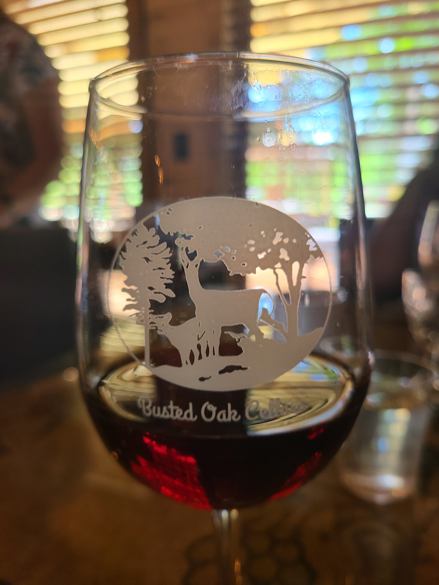 Busted Oak Cellars Menu