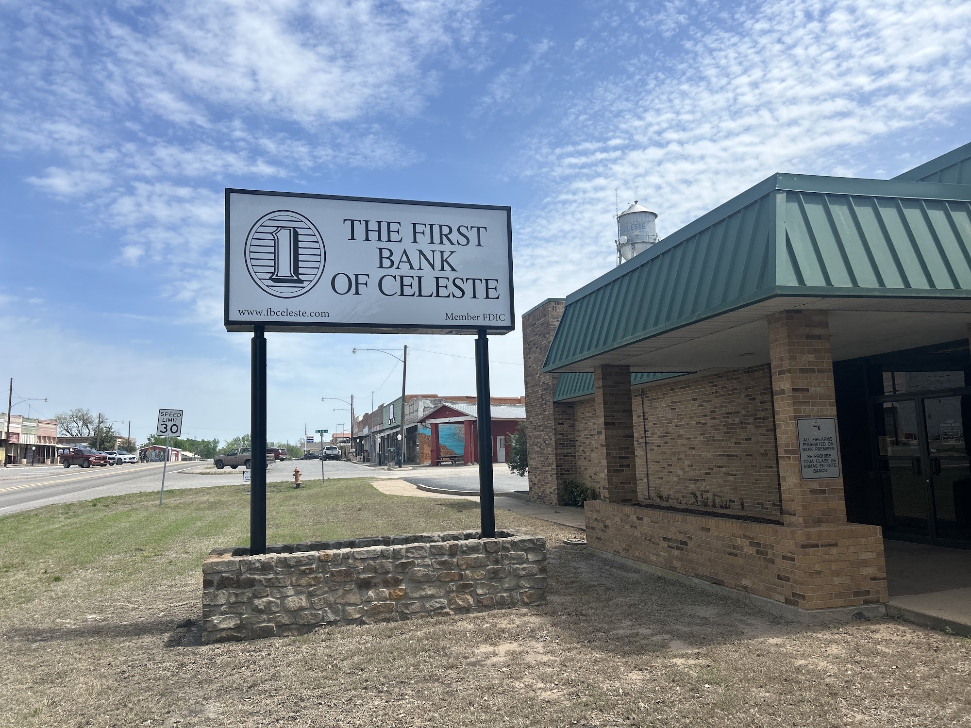 First Bank of Celeste Celeste