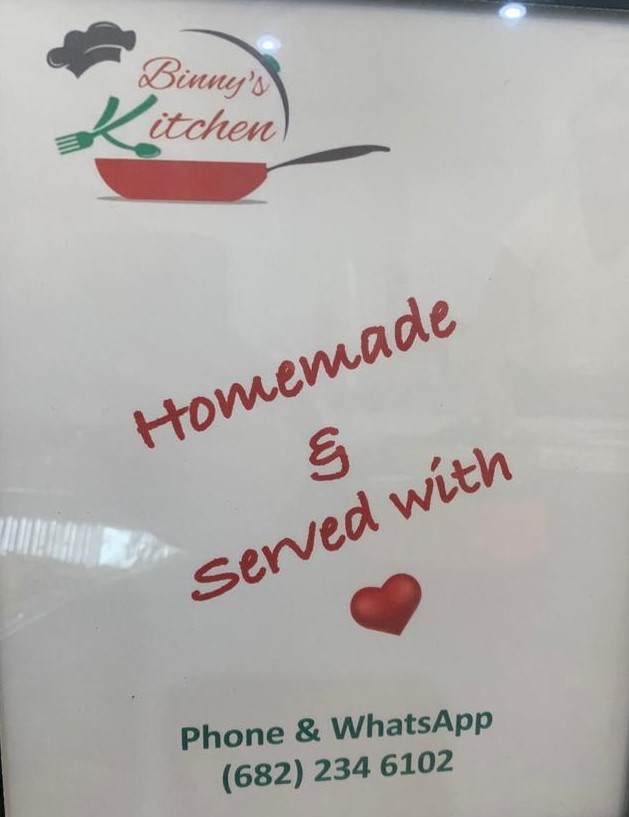 Binny's Kitchen Menu