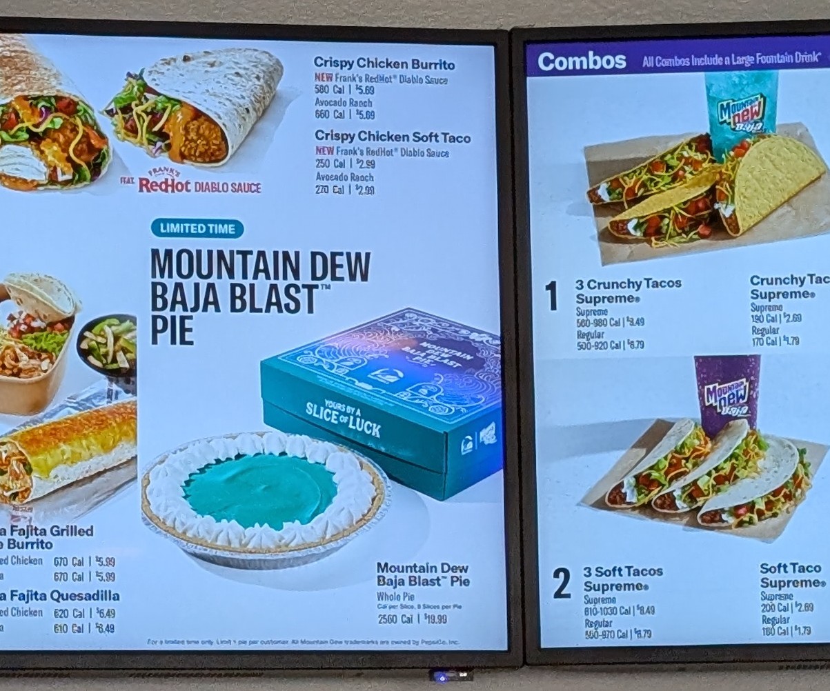 Taco Bell Menu