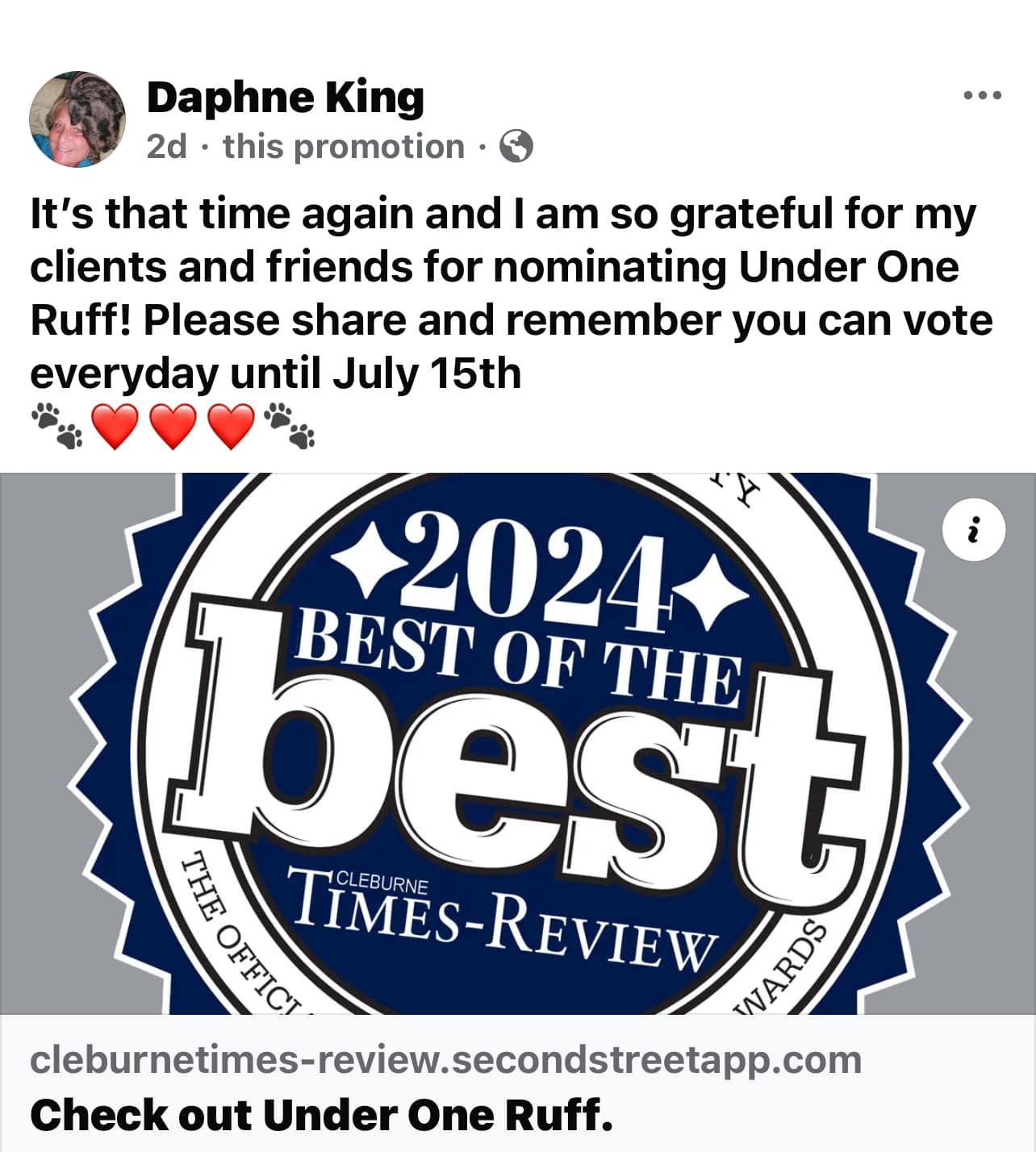 Photo credit: facebook