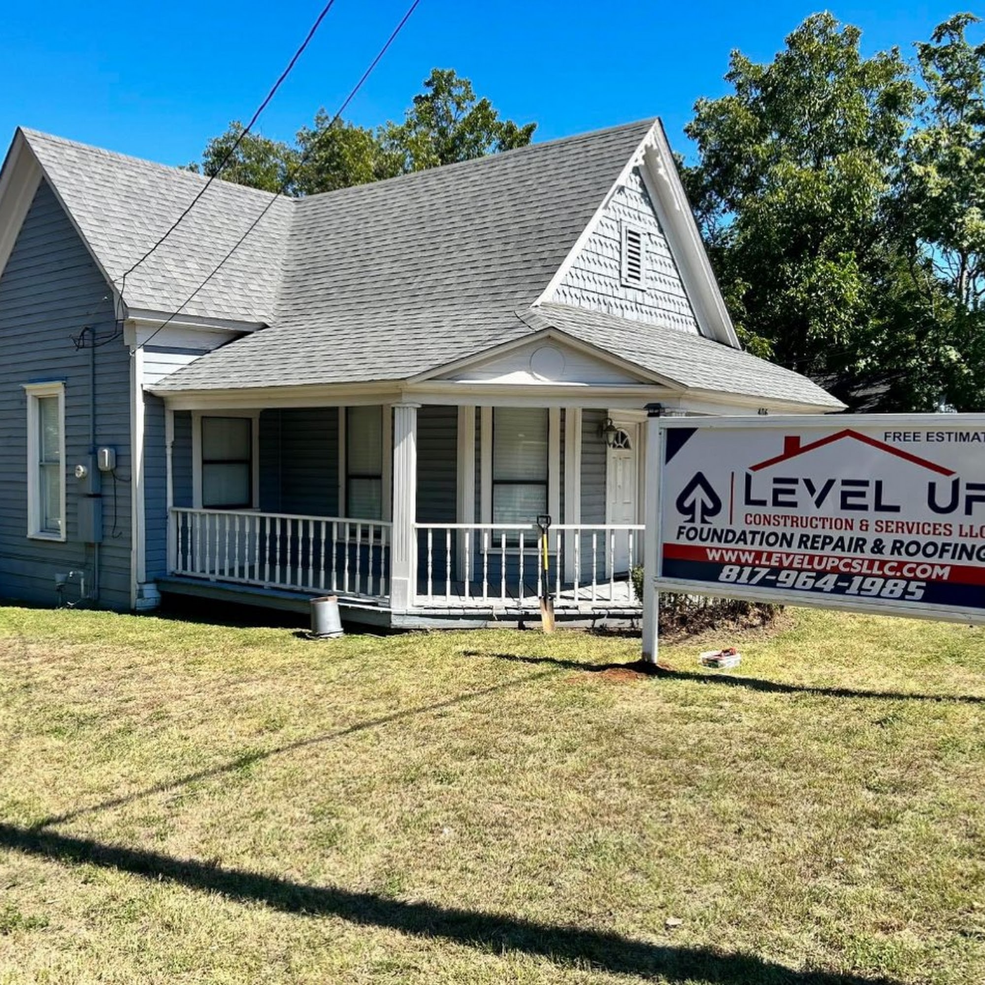 Level Up Construction & Services LLC. 406 Granbury St, Cleburne Texas 76033