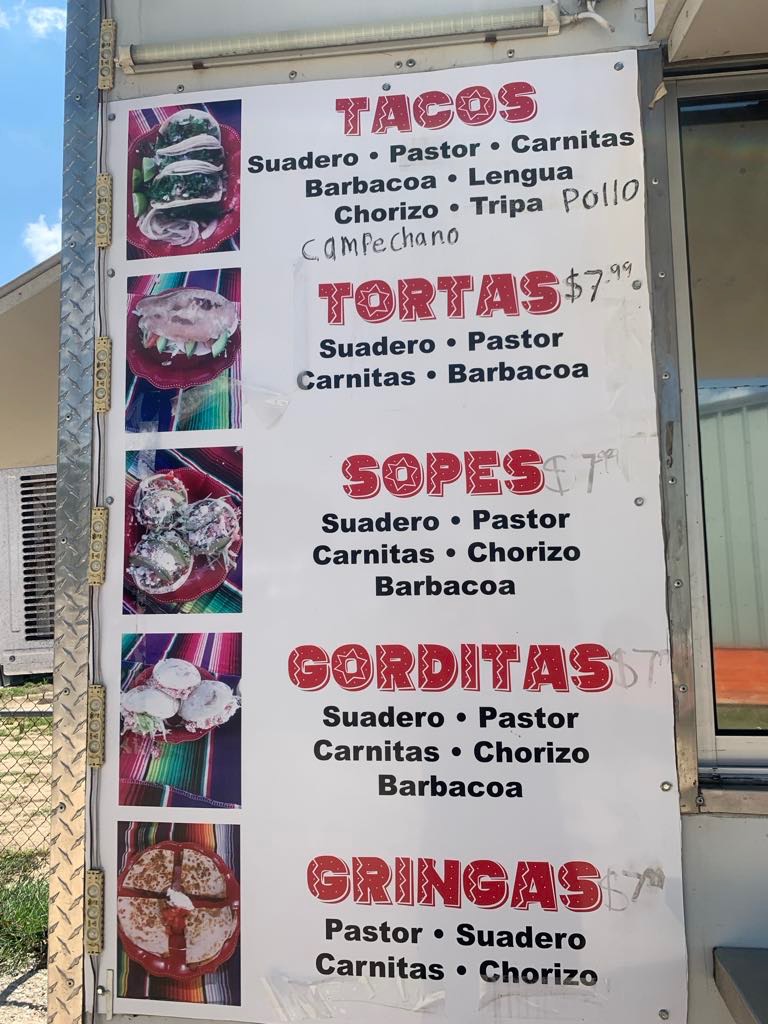TACOS EL GORDO Menu