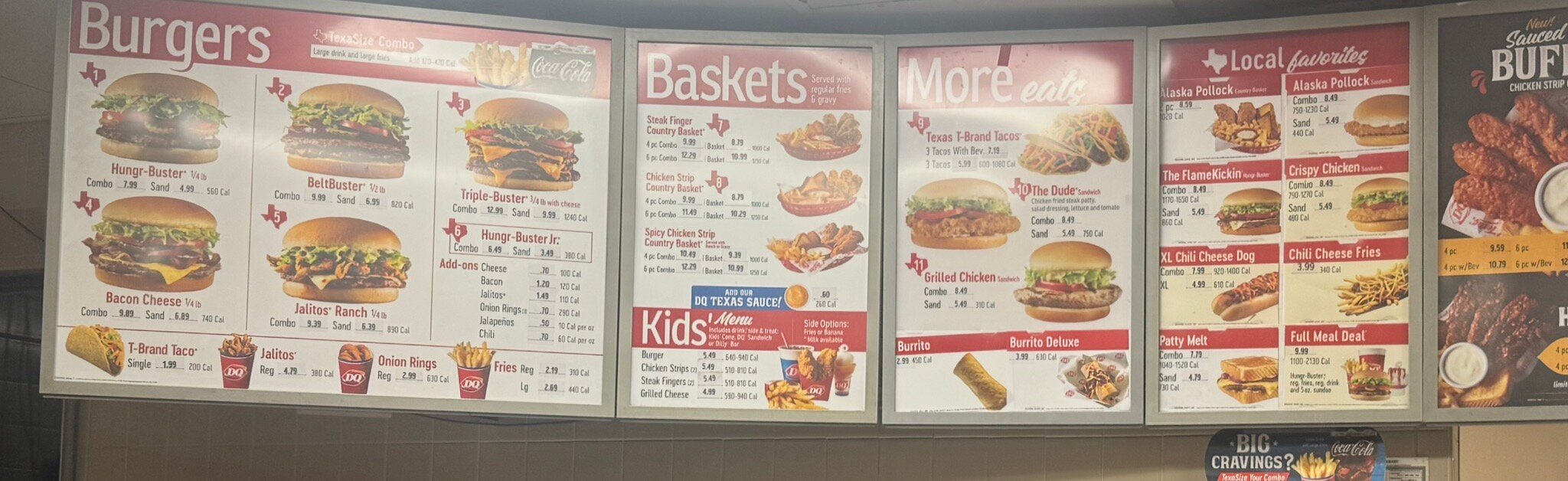 Dairy Queen Menu