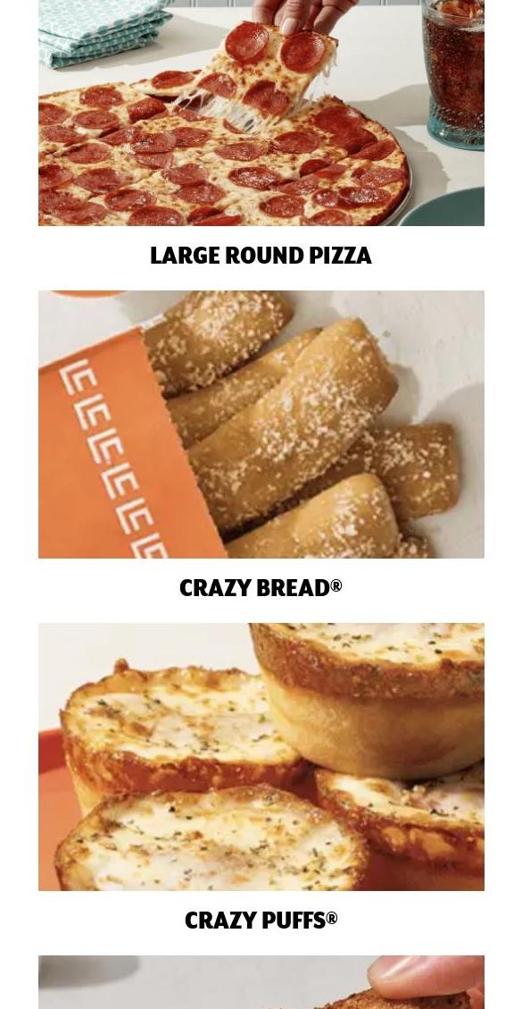 Little Caesars Pizza Menu