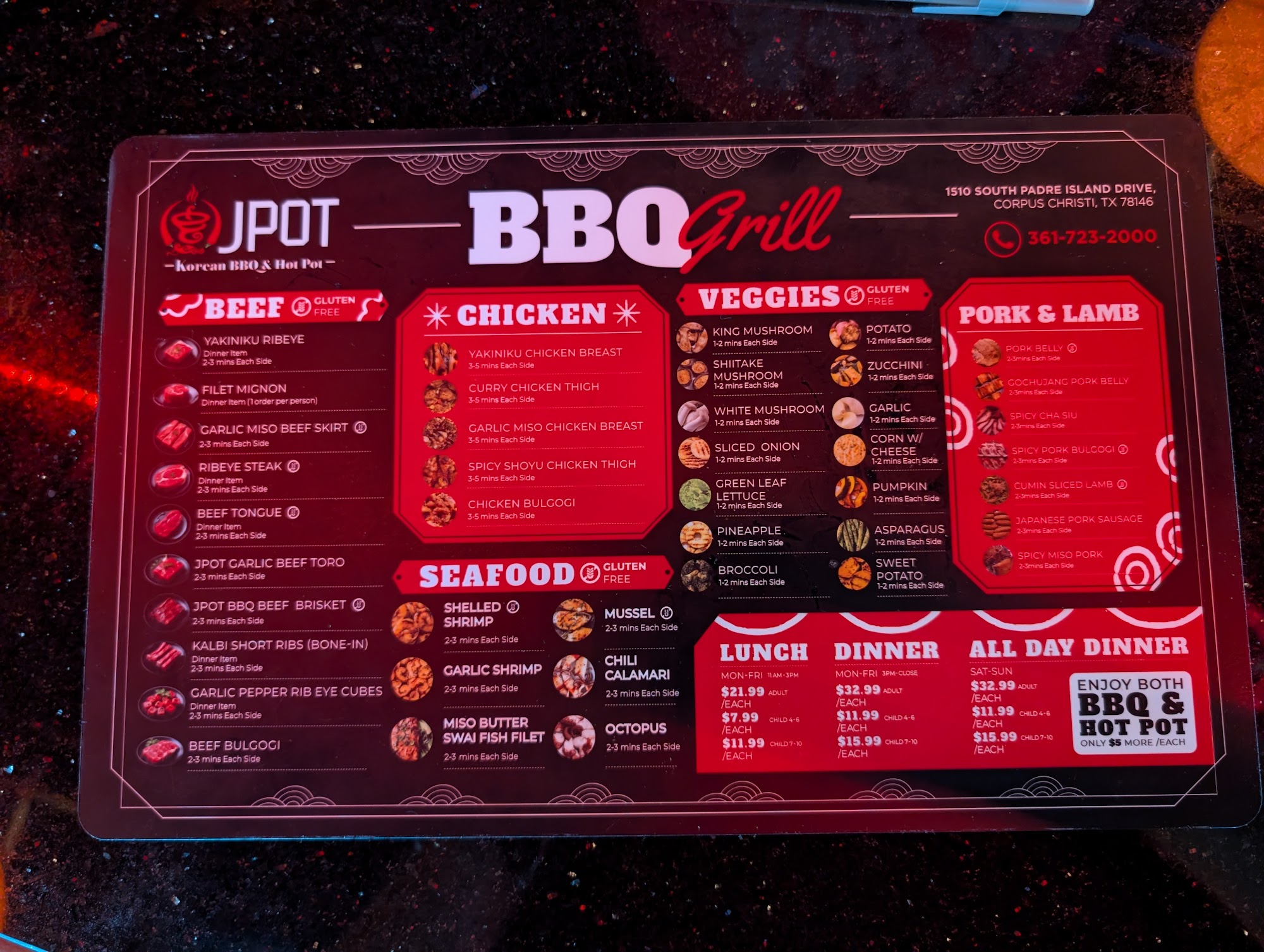 Jpot Korean BBQ and HOT POT Corpus Christi