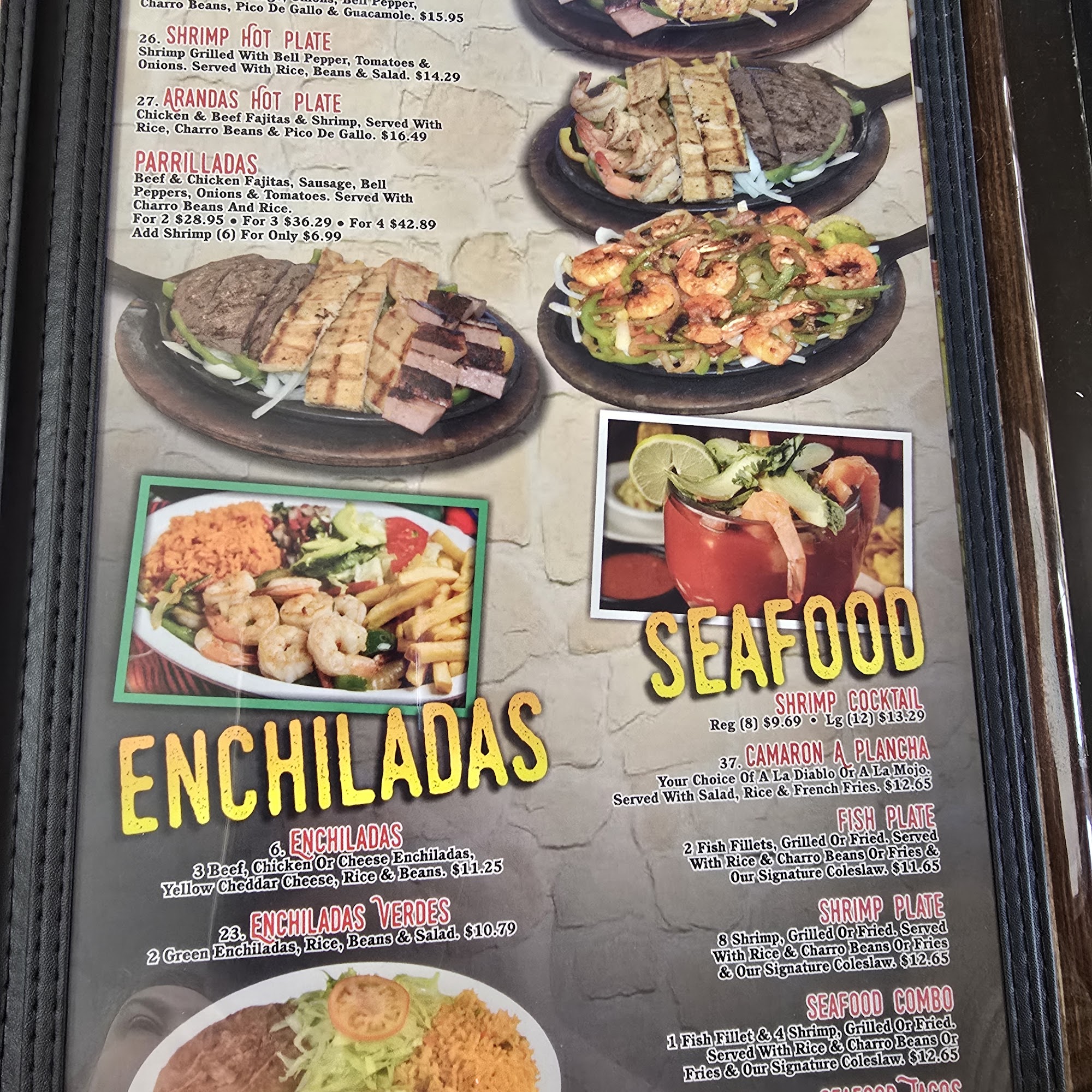El Jalapeño Menu