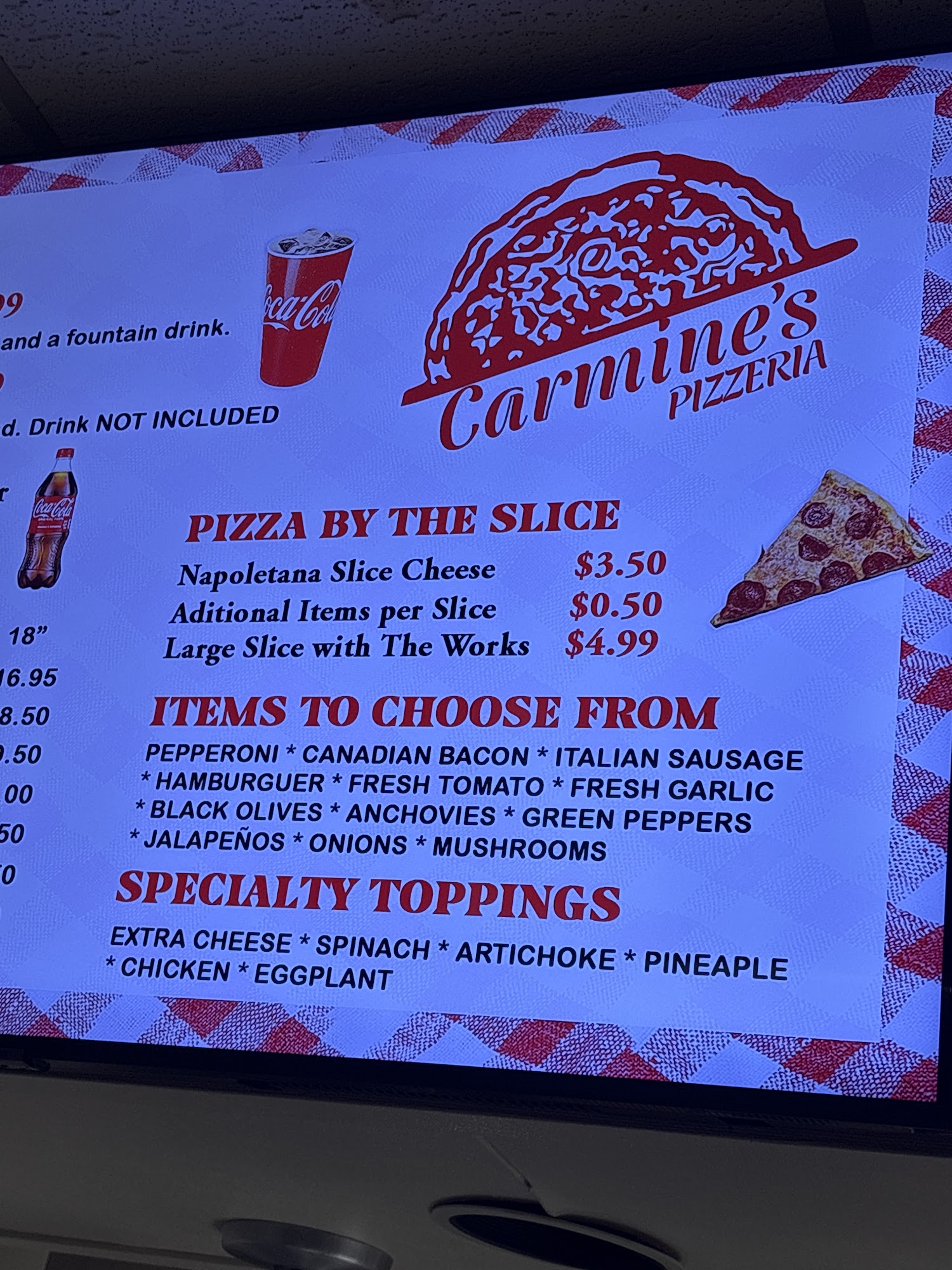 Carmine's Pizzeria Dallas