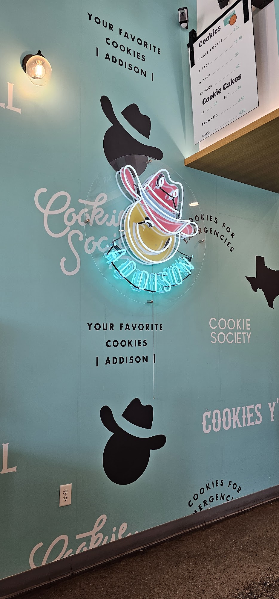 Cookie Society-Addison Menu