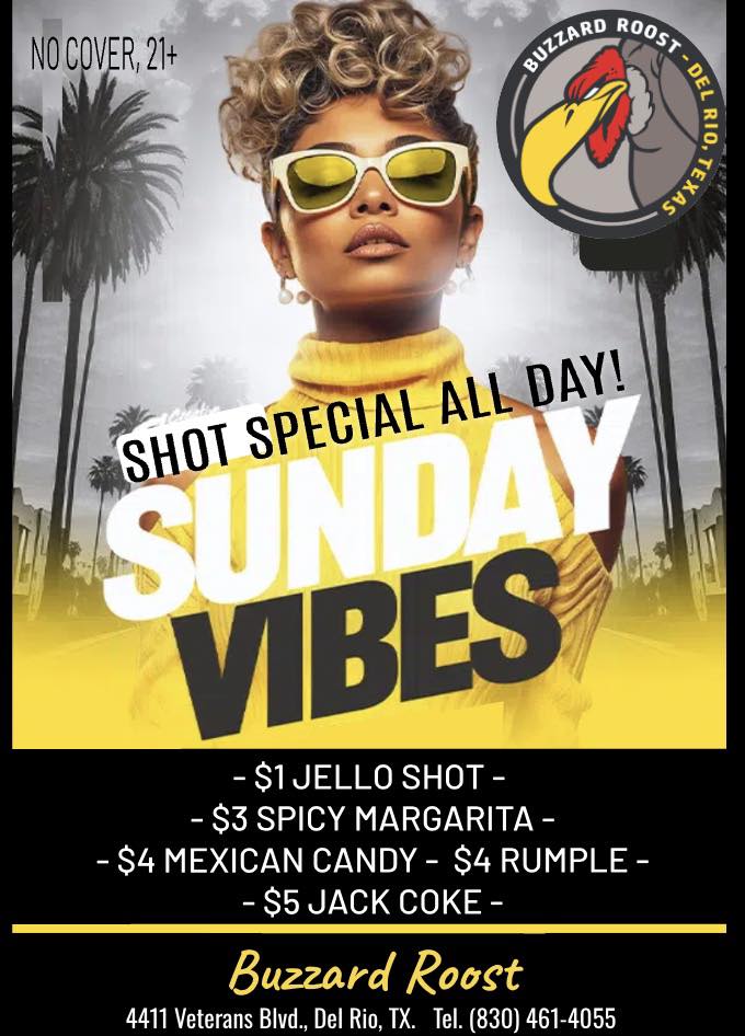 Buzzard Roost Bar Menu