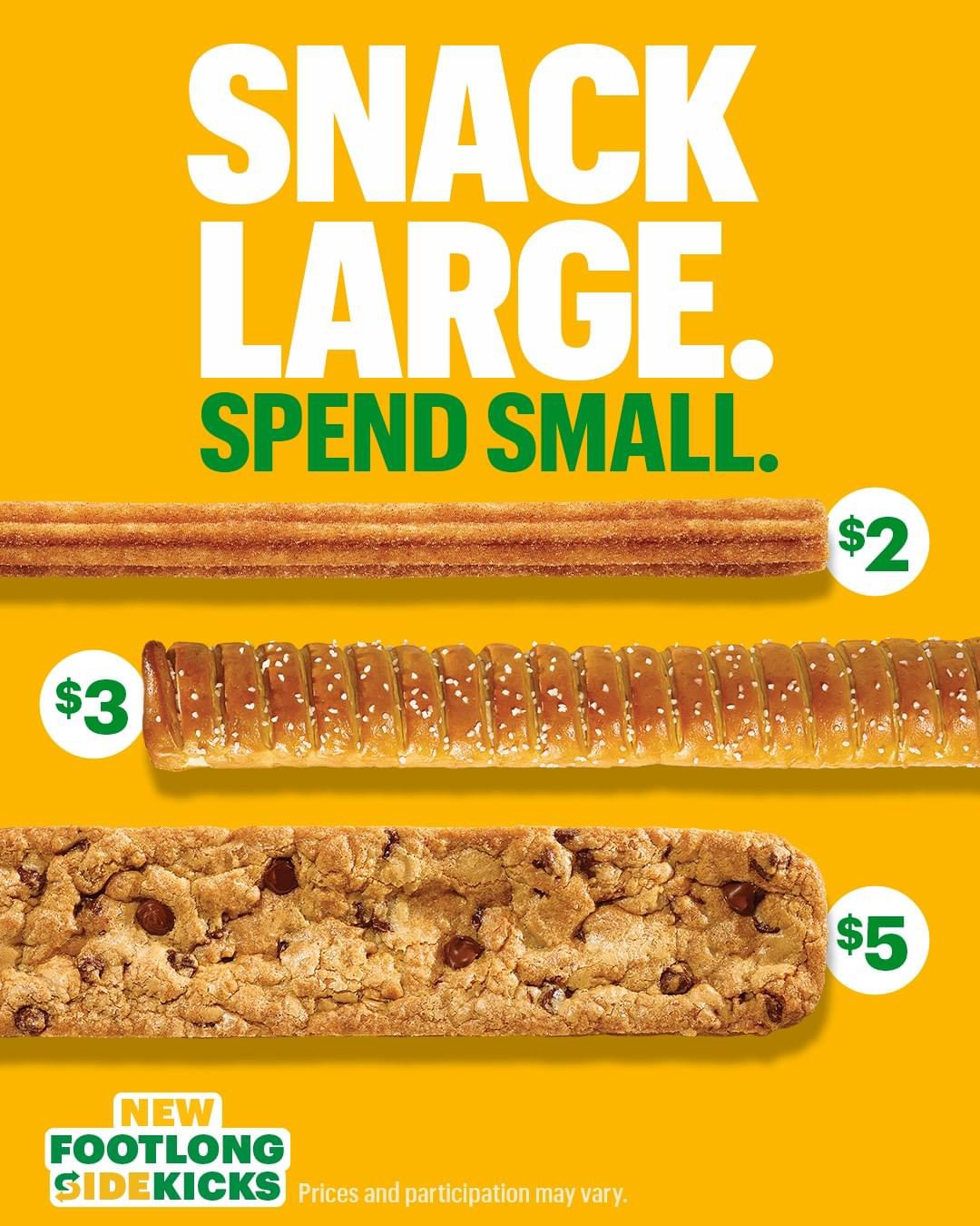 Subway Menu