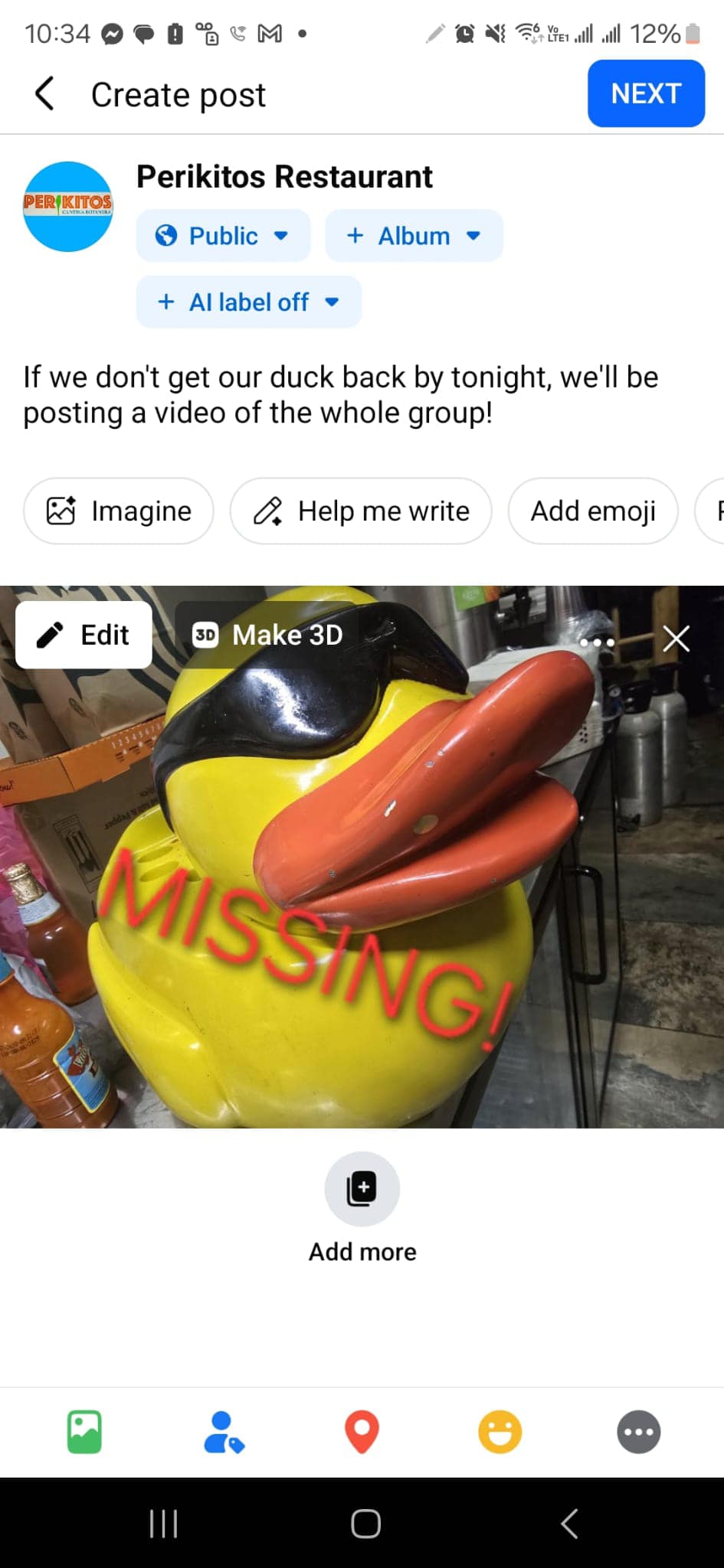 Photo credit: facebook