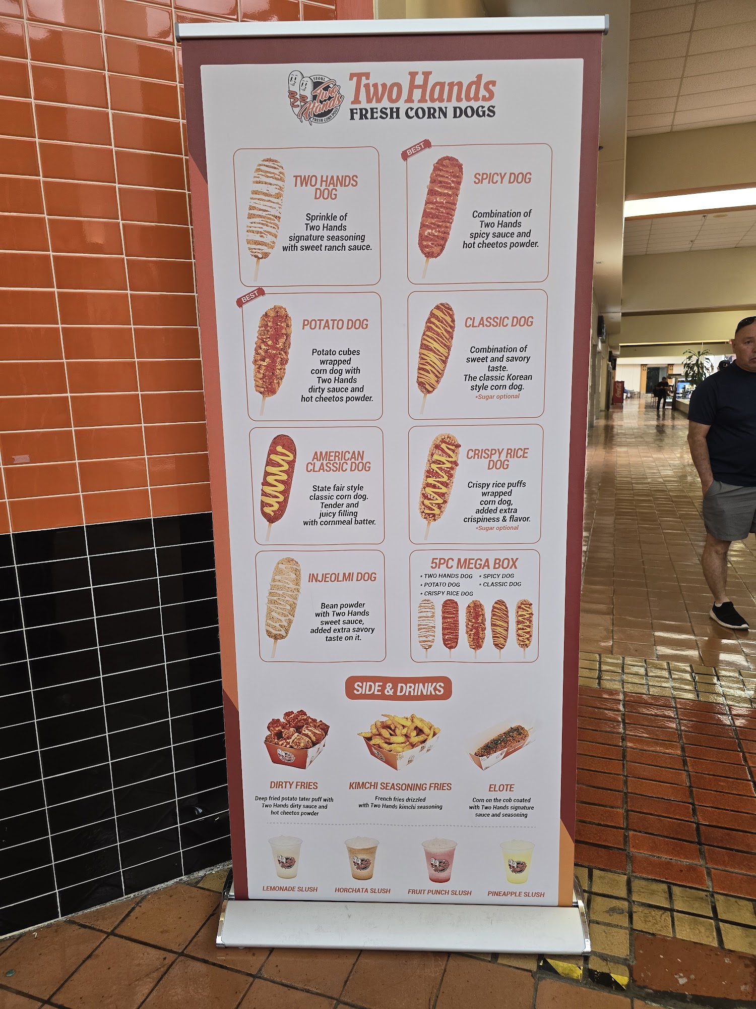 Two Hands Corn Dogs Eagle Pass Menu