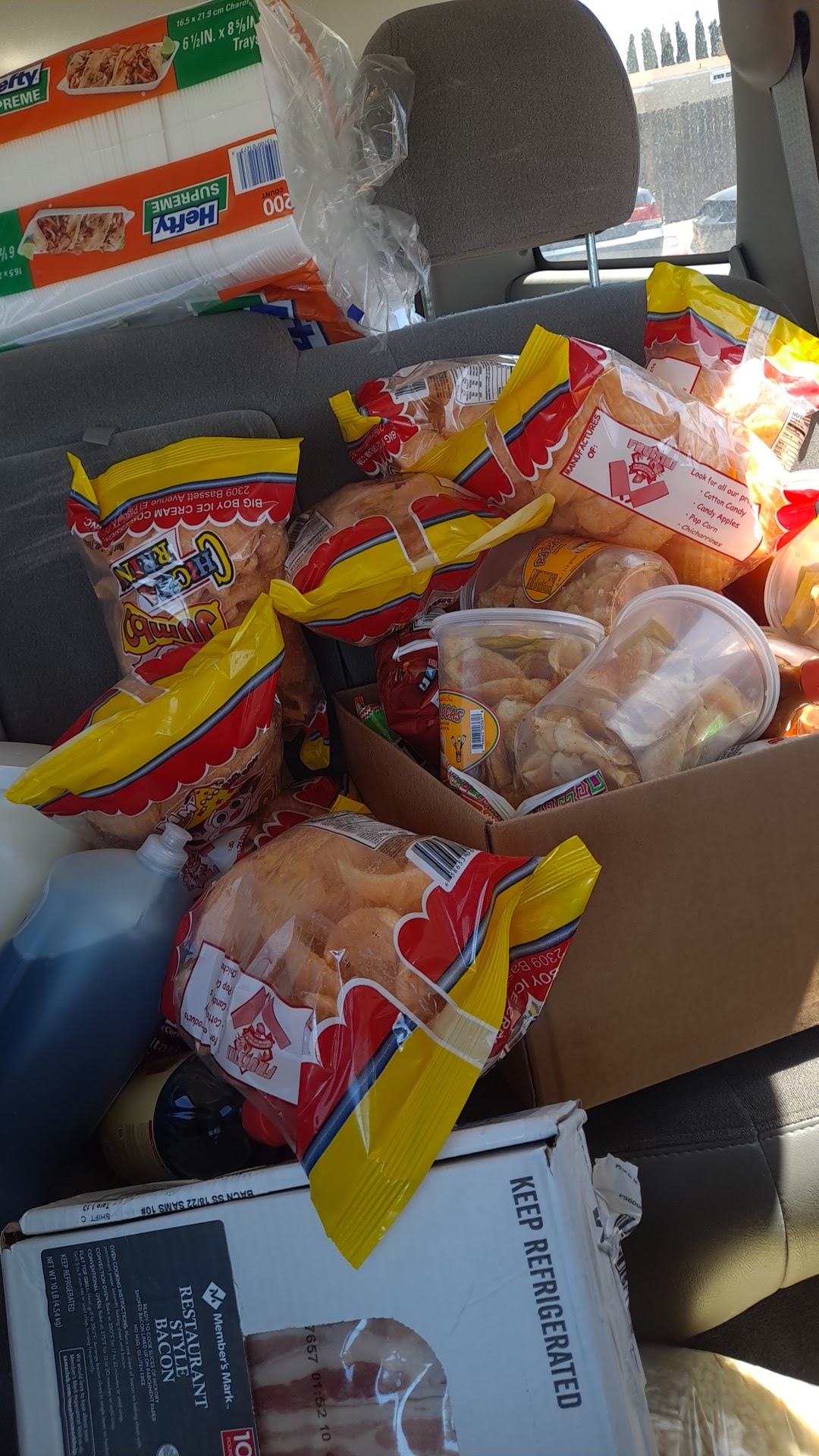 Big Boy Concessions Menu