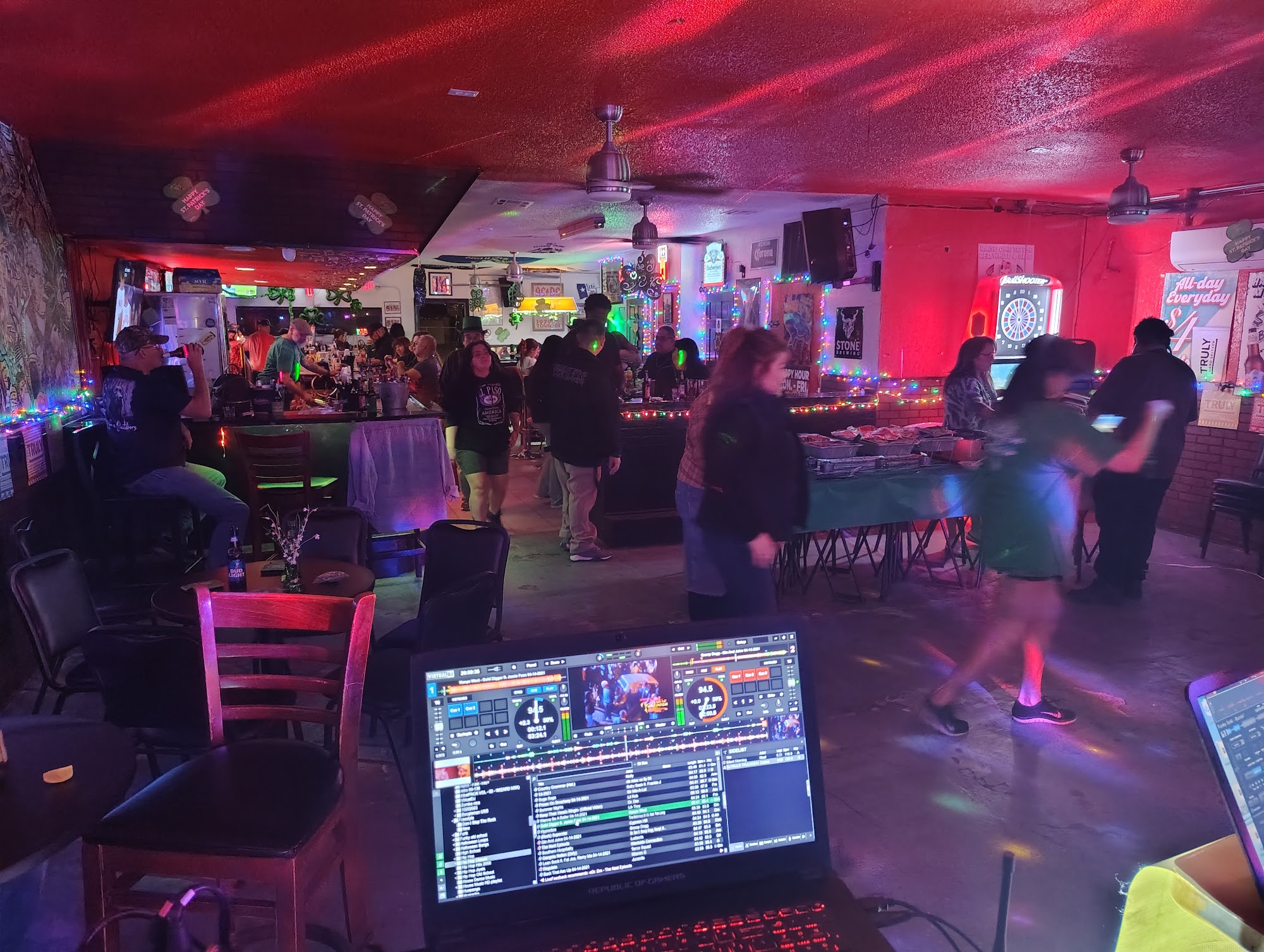 The RockIn' Bar Menu