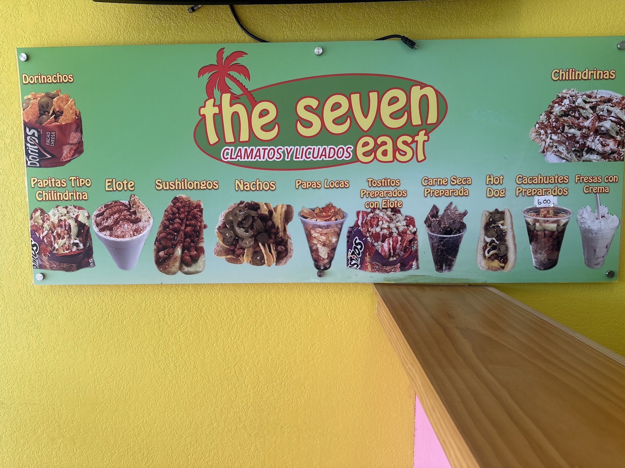 the seven Menu