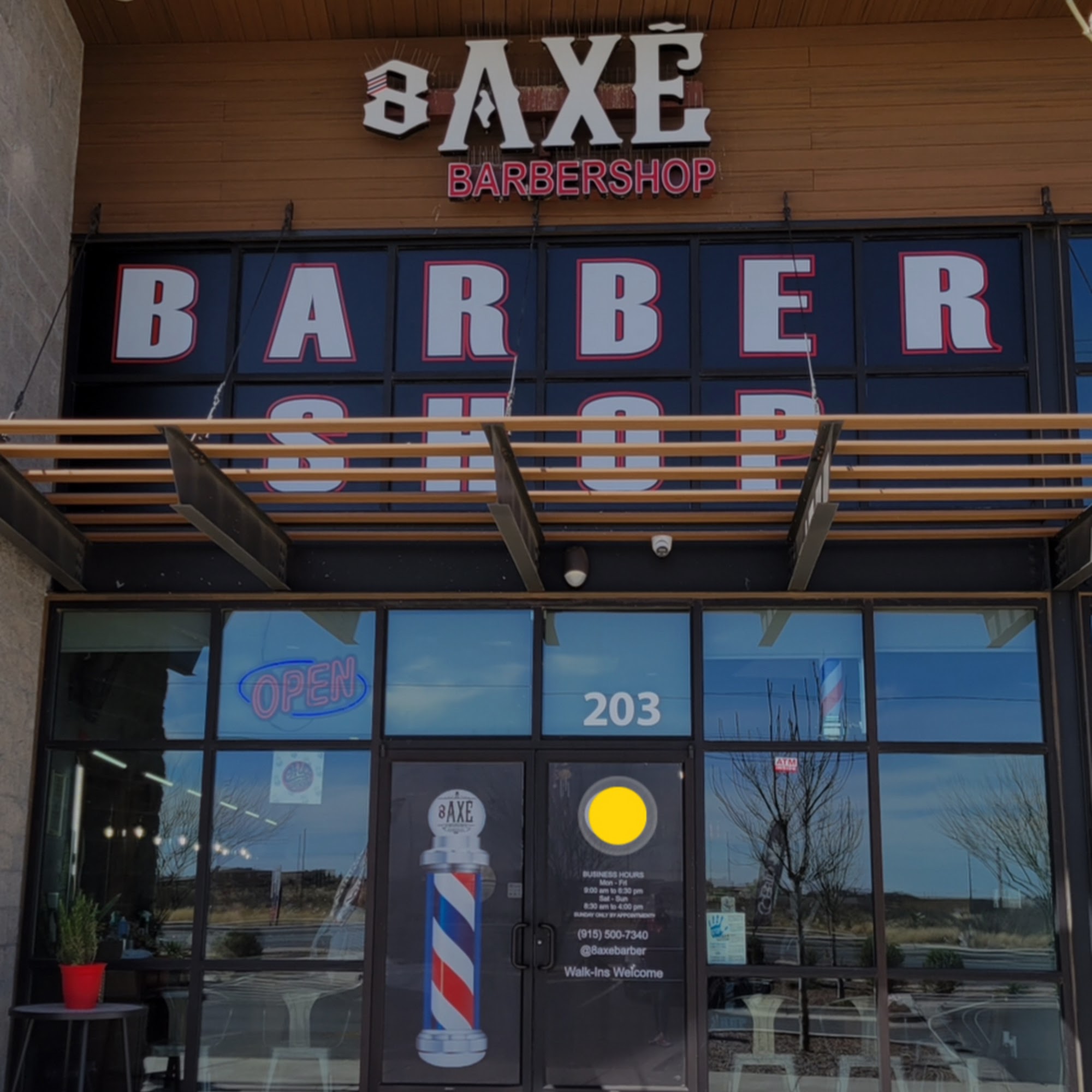 8 Axé Barbershop 2601 N Zaragoza Rd suite 203B, El Paso Texas 79938