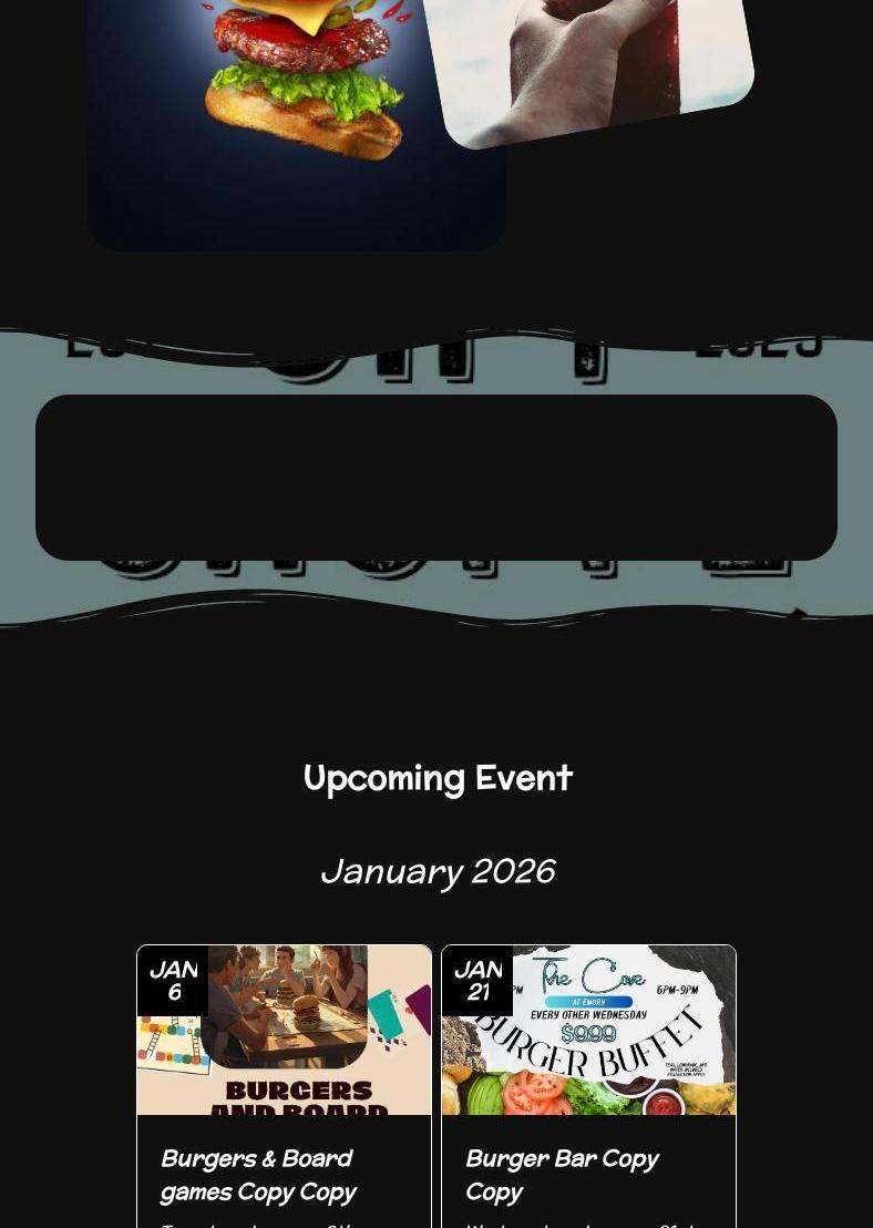 The Cove at Emory Menu