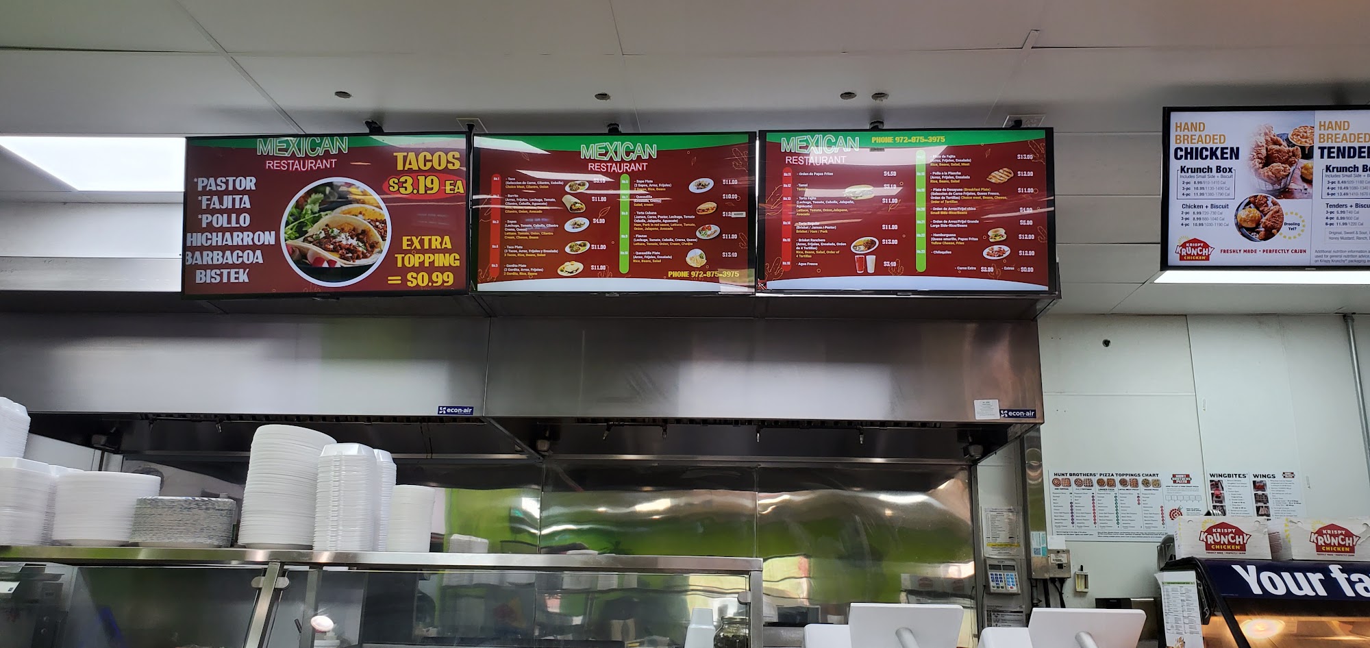 MEXICAN RESTAURANT Menu
