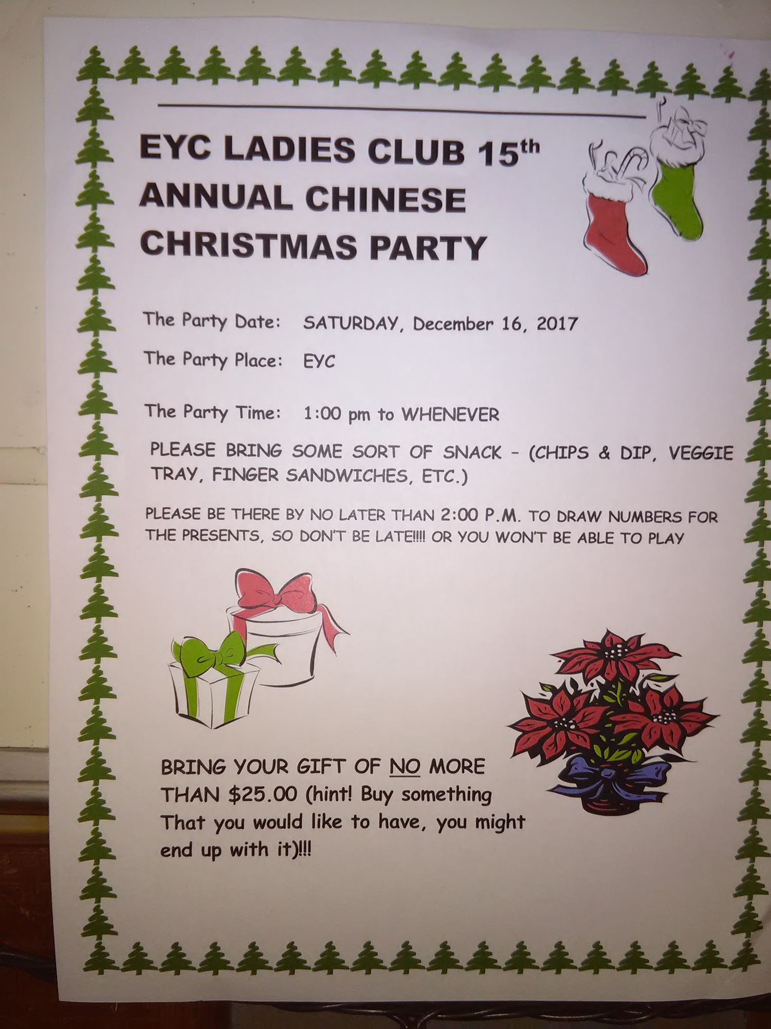 Euless Yacht Club Menu