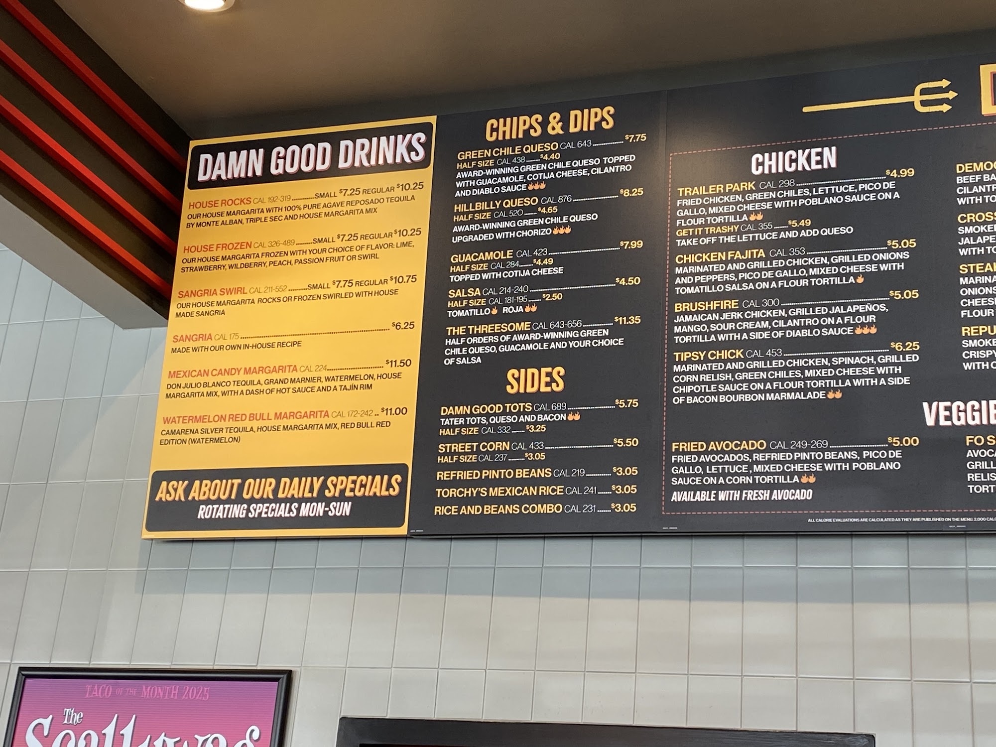 Torchy's Tacos Menu