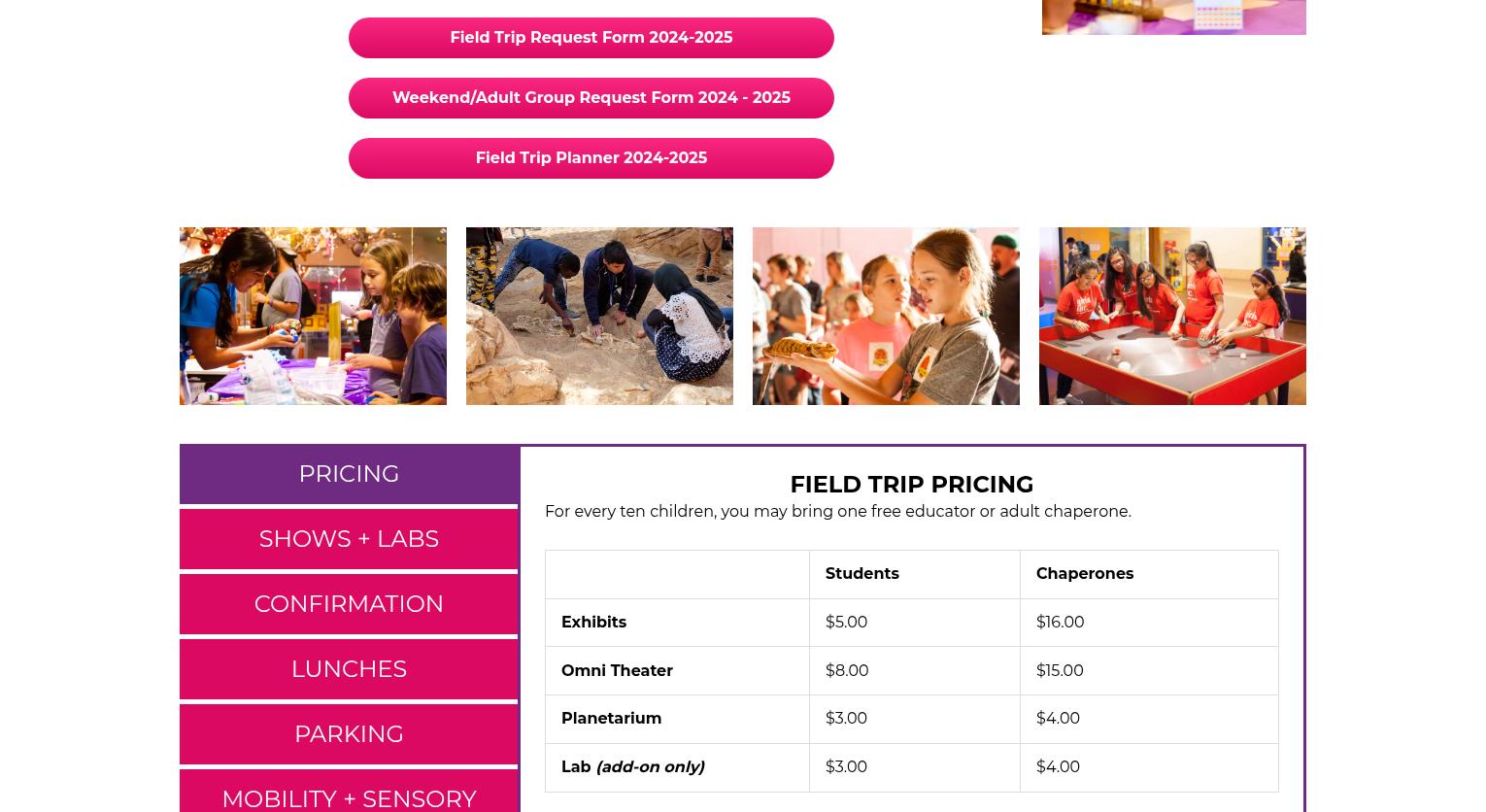 Stars Café Menu