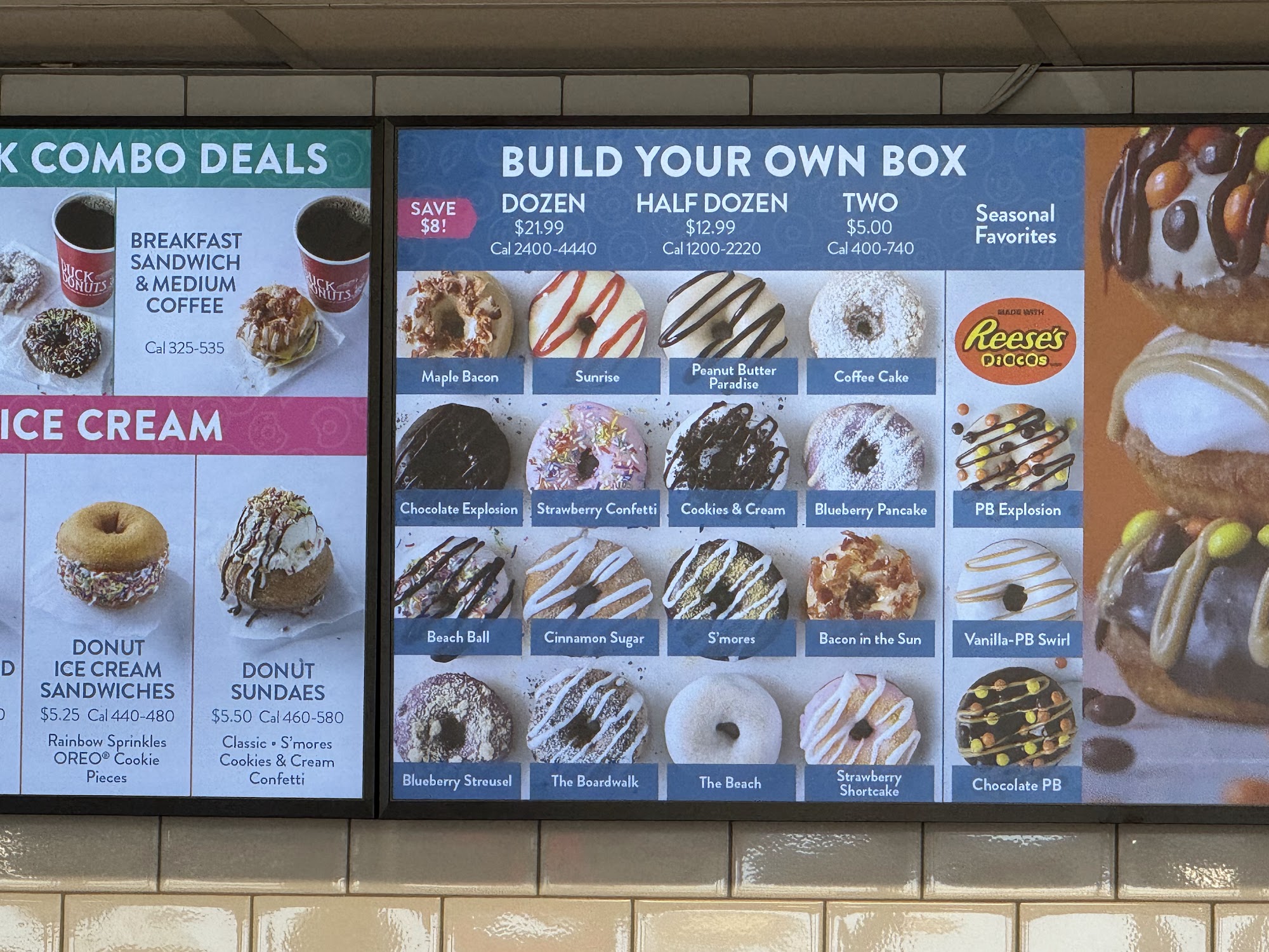 Duck Donuts Menu