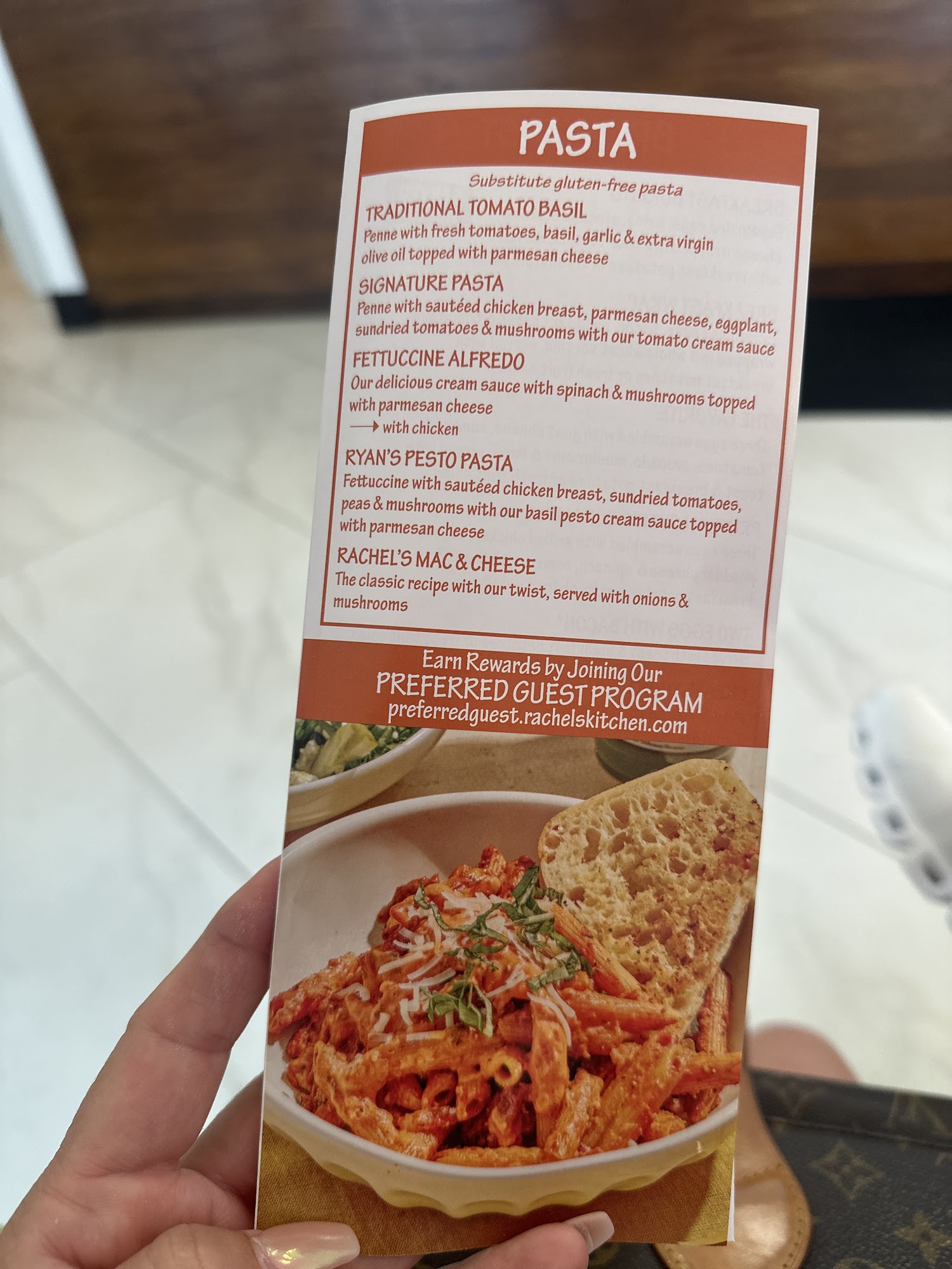 Rachel's Kitchen Menu