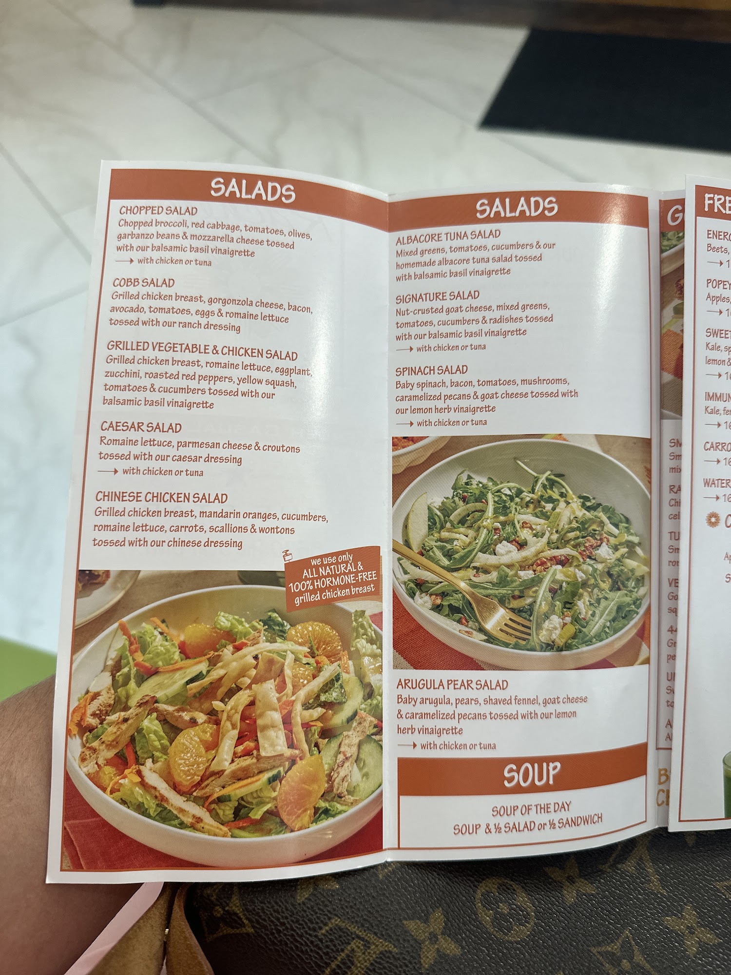 Rachel's Kitchen Menu