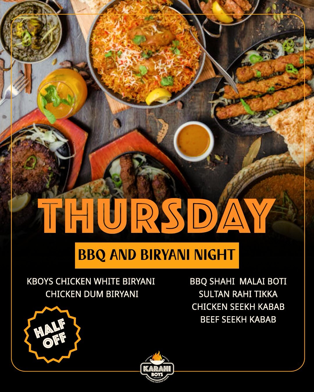 Karahi Boys Menu