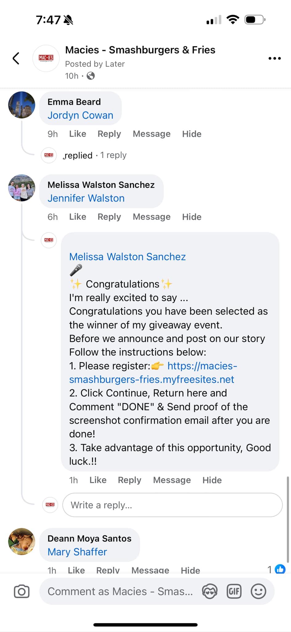 Photo credit: facebook