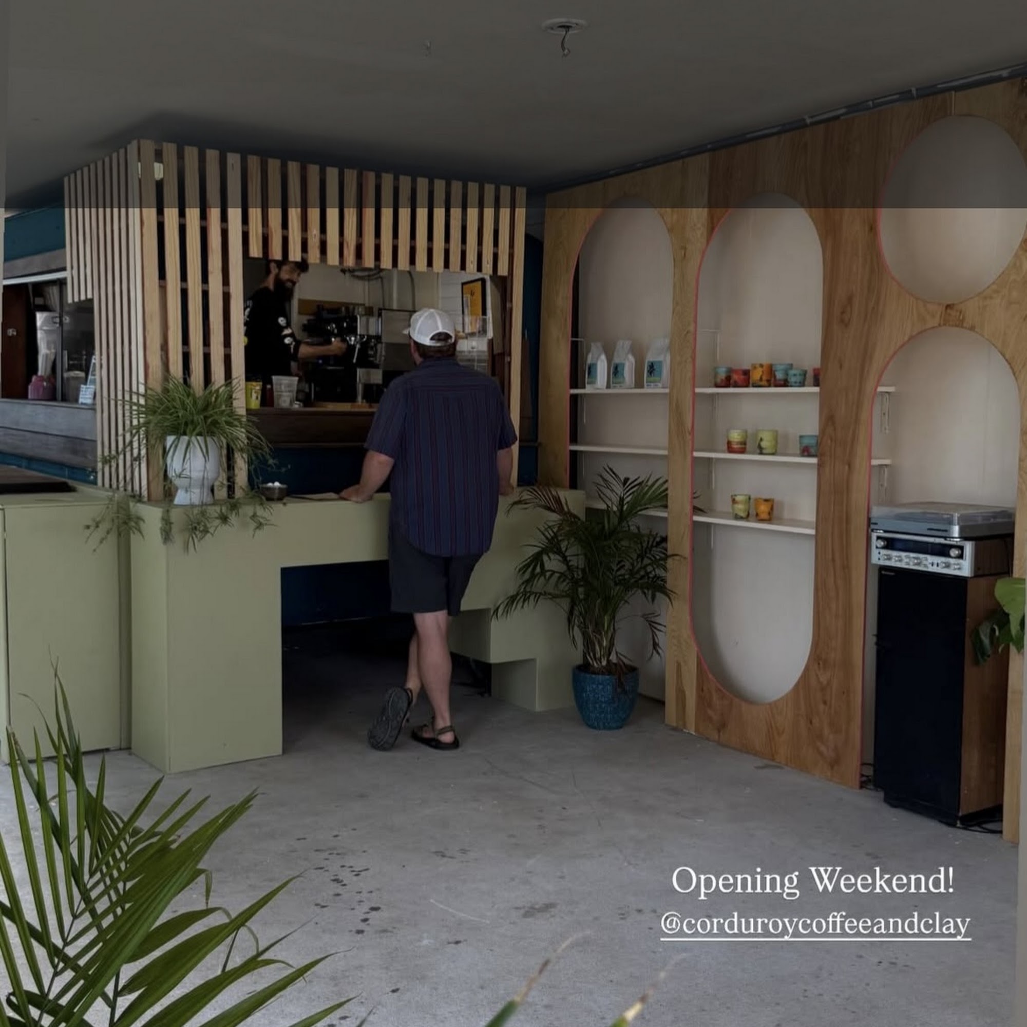 Corduroy Coffee and Clay Galveston